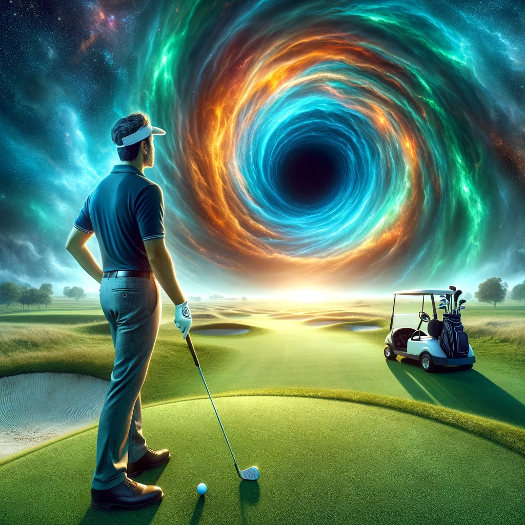 “Can I Get A Mulligan?”, Asks Golfer Who Got Distracted By Tear In Fabric of Space-Time