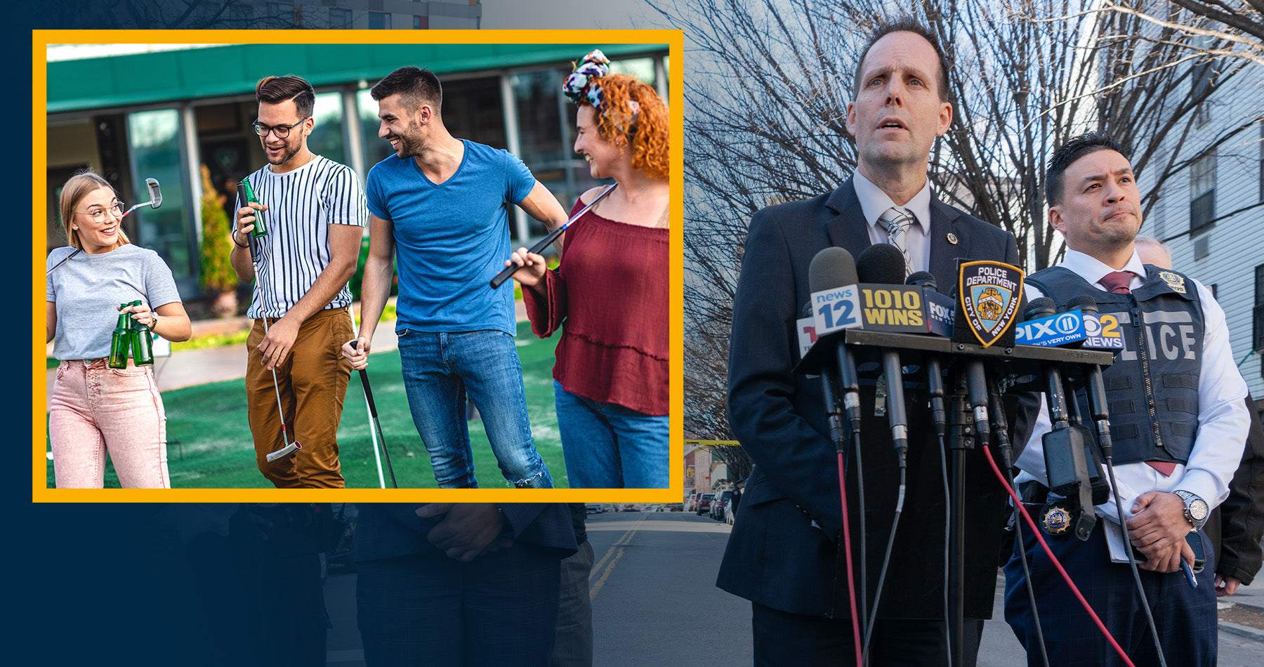 Golf Cart Gangs Invade Mini Golf Course, Demand Mini-Beers