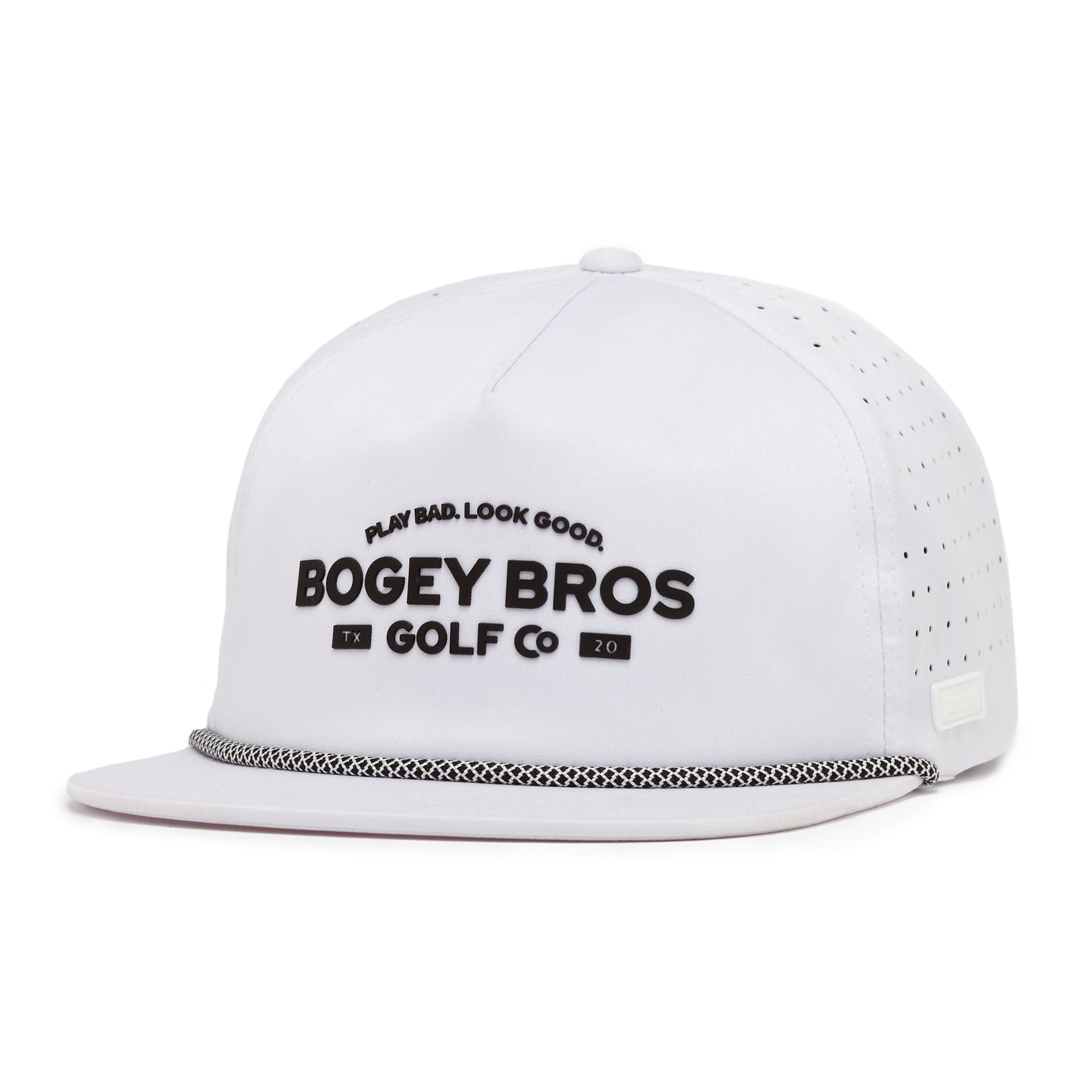 TX20 - Unstructured Flat Bill Hat - Snapback