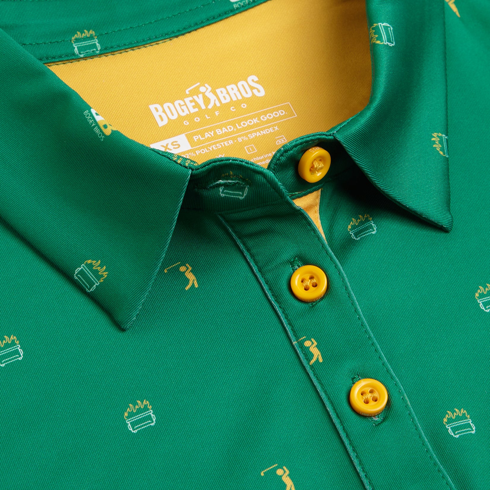Dumpster Fire - Green - Women's Polo
