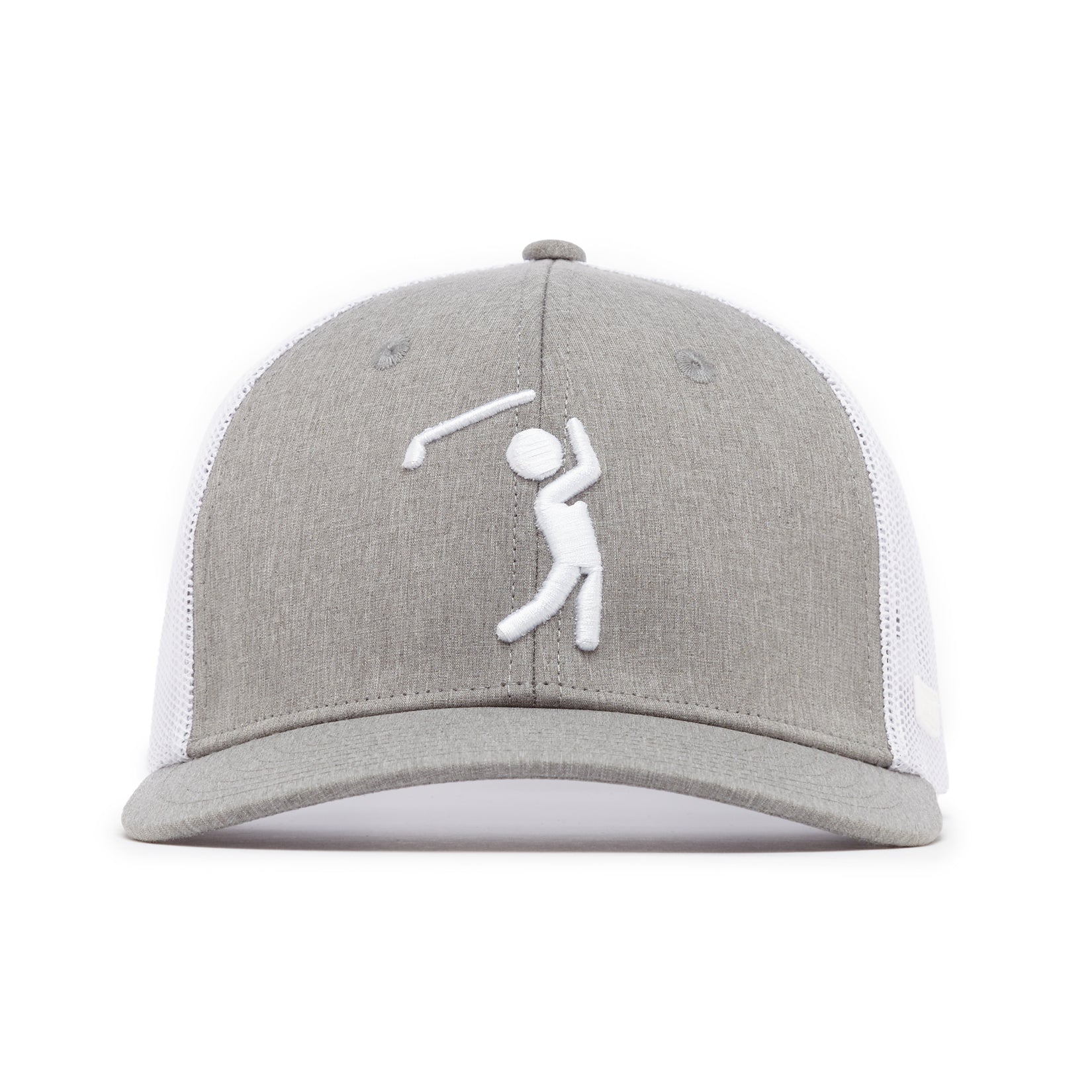 Bogeyman Heather/White - Mesh Trucker Hat - Snapback