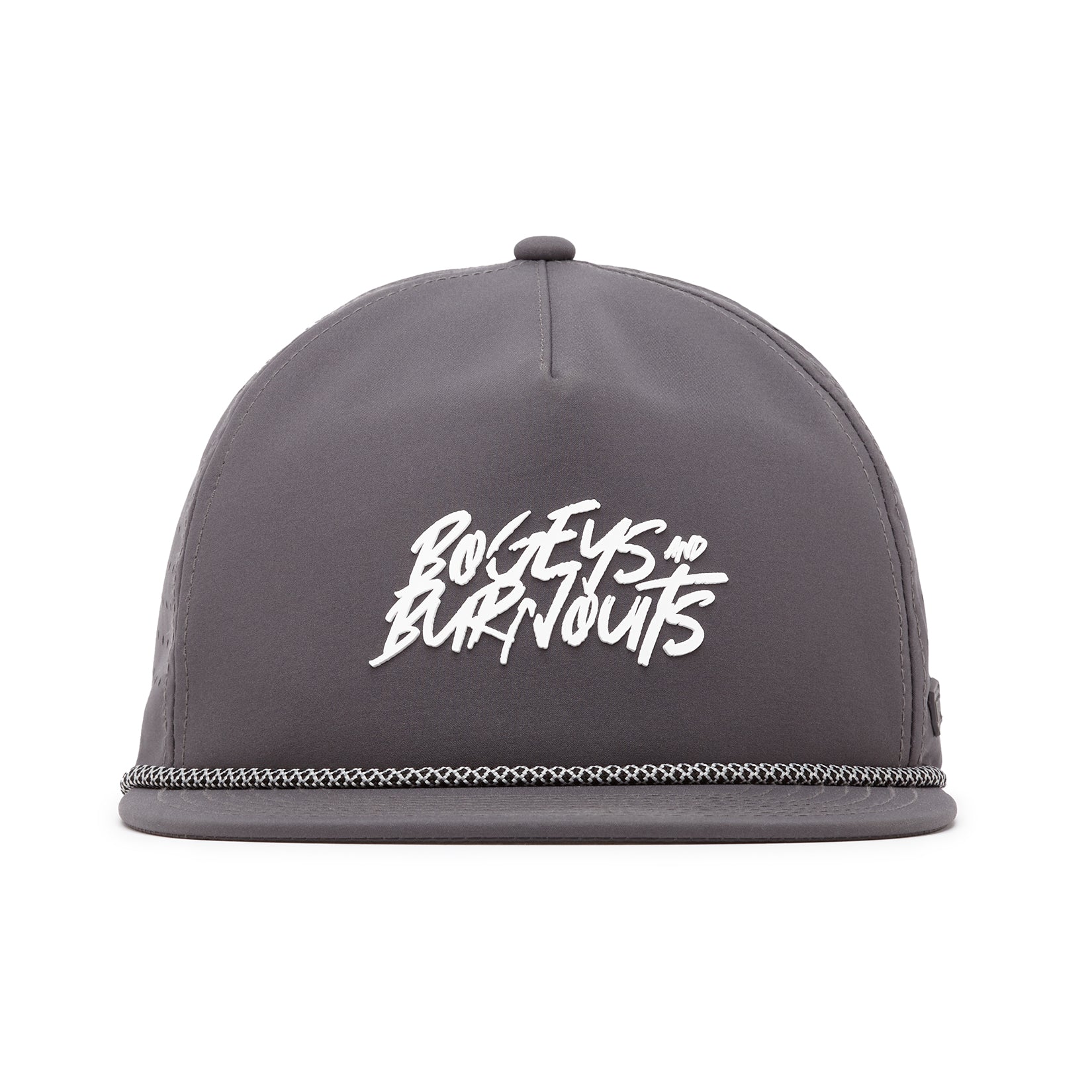 Bogeys And Burnouts - Unstructured Flat Bill Hat - Snapback
