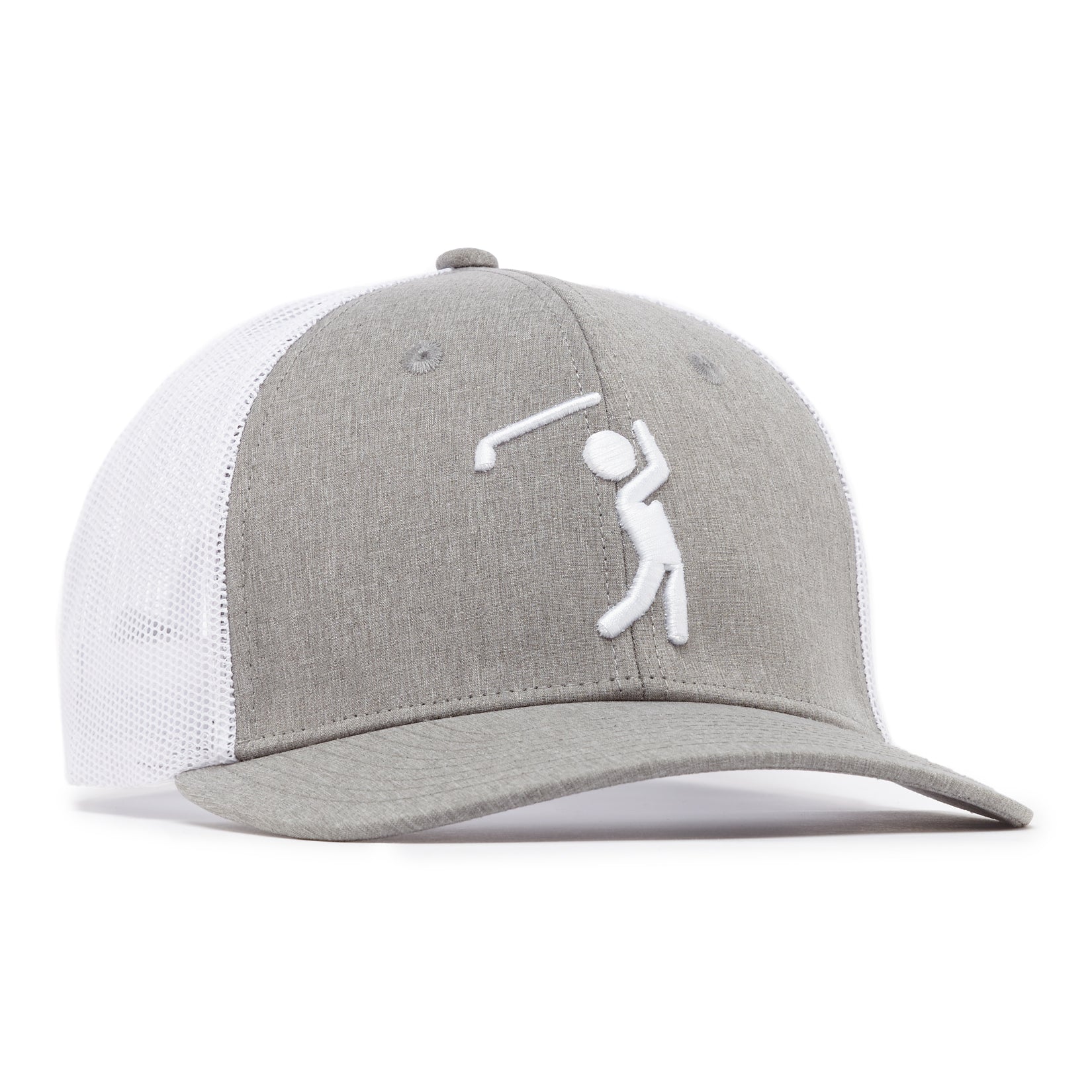 Bogeyman Heather/White - Mesh Trucker Hat - Snapback