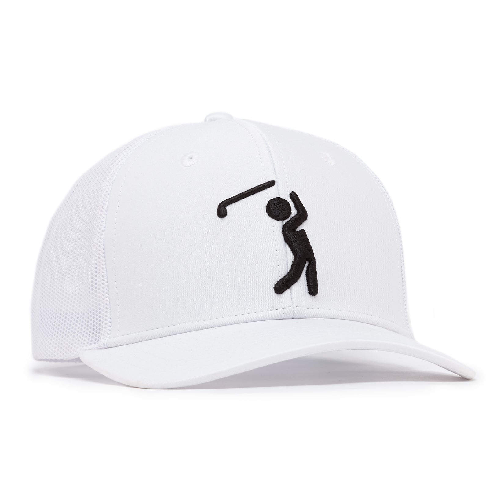Bogeyman White/White - Mesh Trucker Hat - Snapback