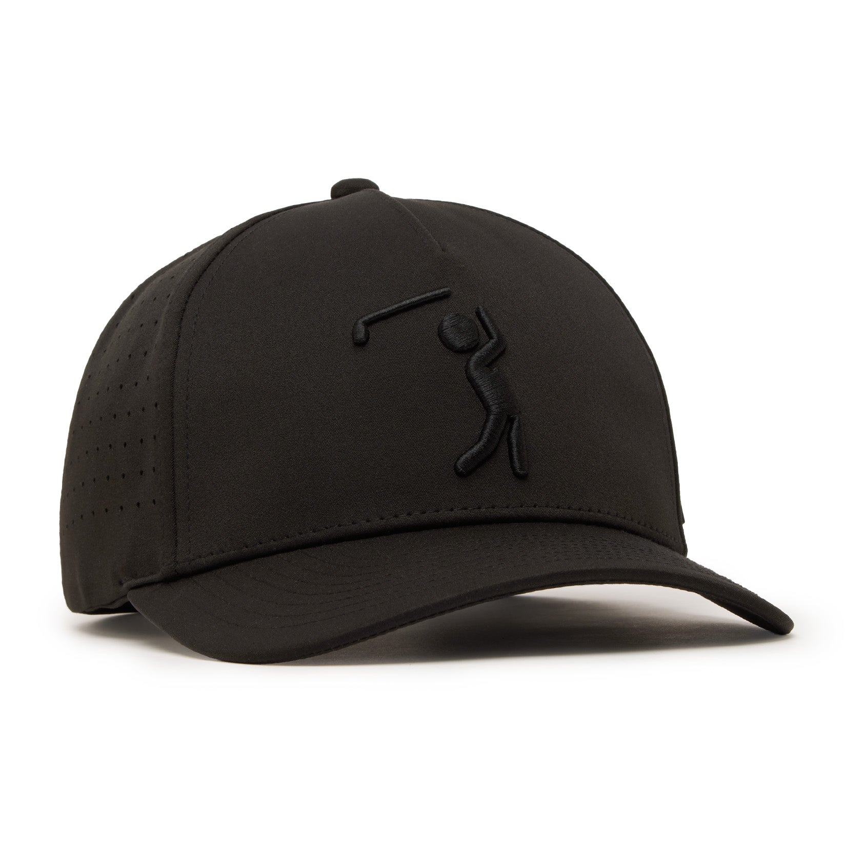 Bogeyman - Black/Black - Performance Golf Hat - Snapback