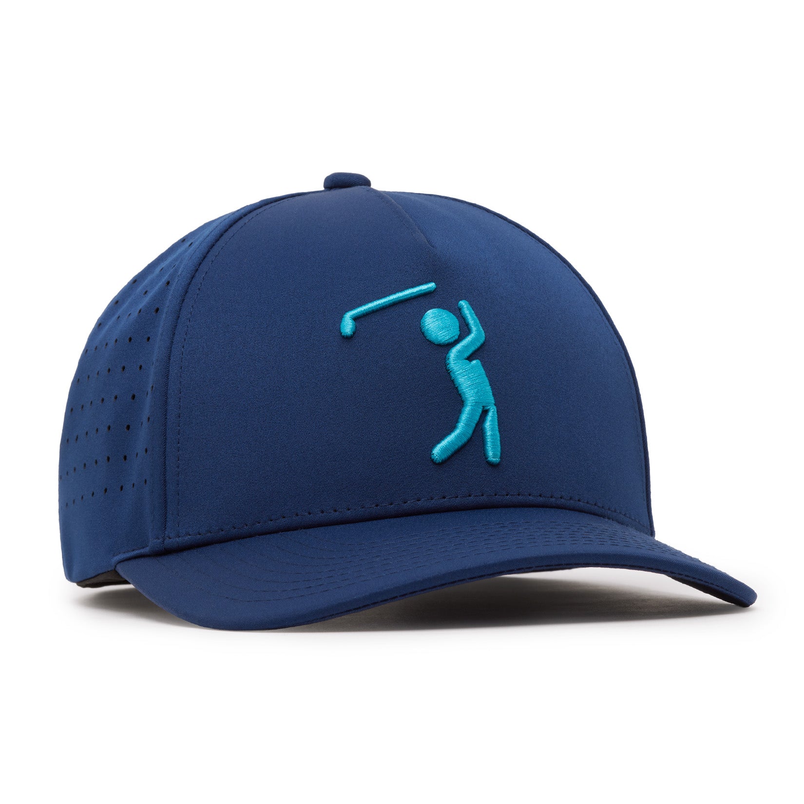 Bogeyman - Navy/Teal - Performance Golf Hat - Snapback