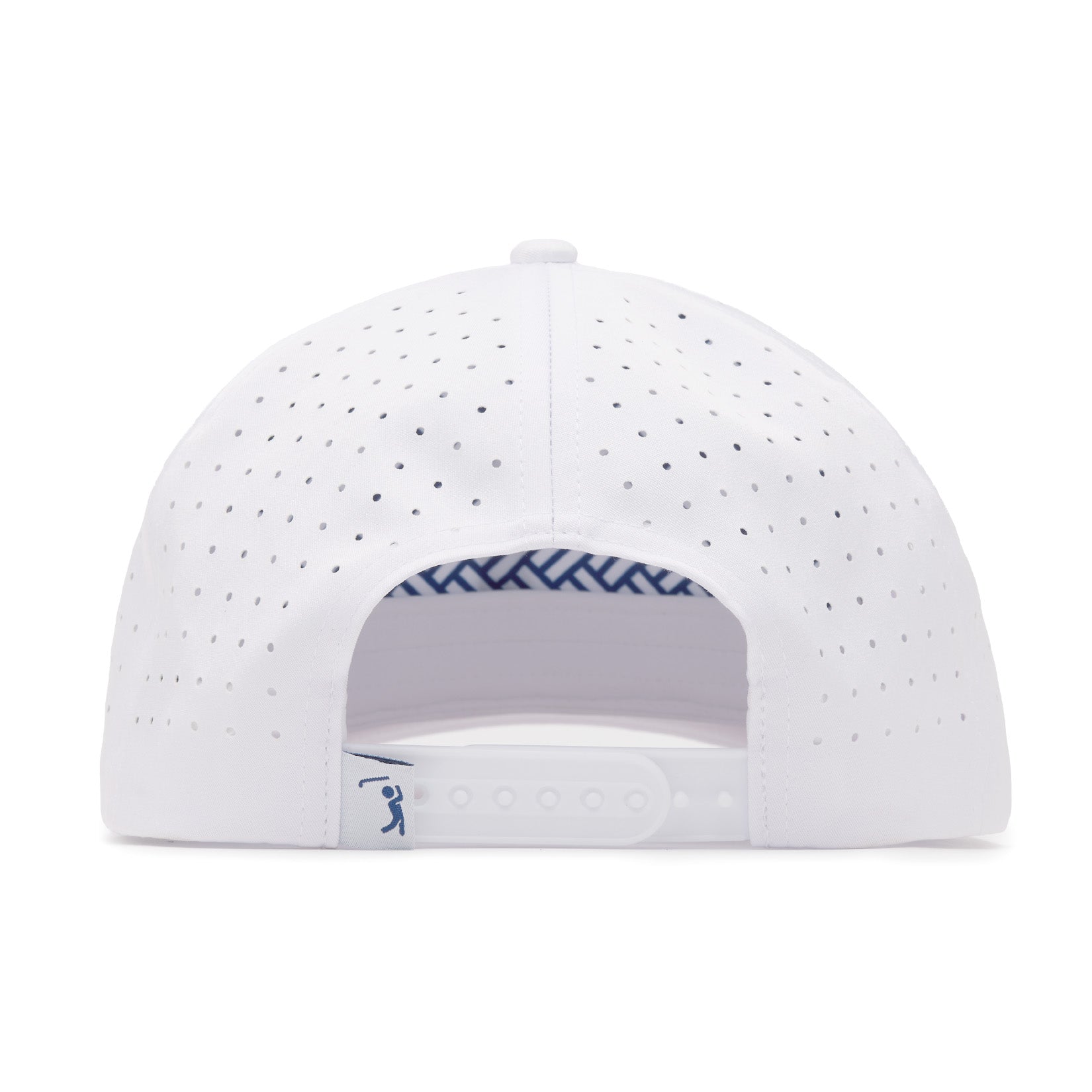 Bogeyman - White/Navy - Performance Golf Hat - Snapback