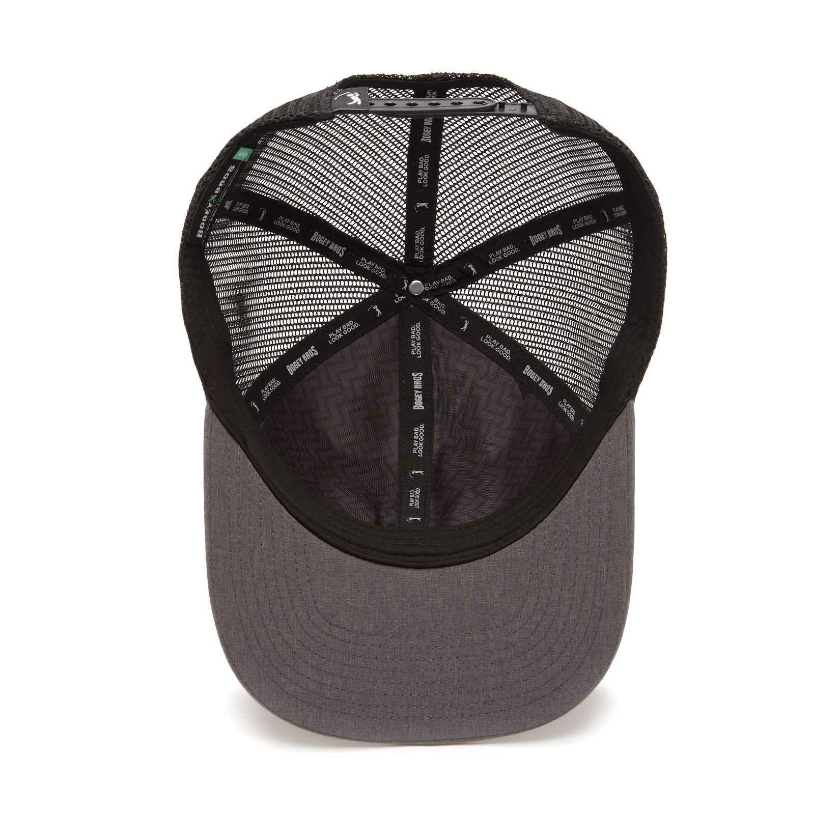 Bogeyman Heather/Black - Mesh Trucker Hat - Snapback