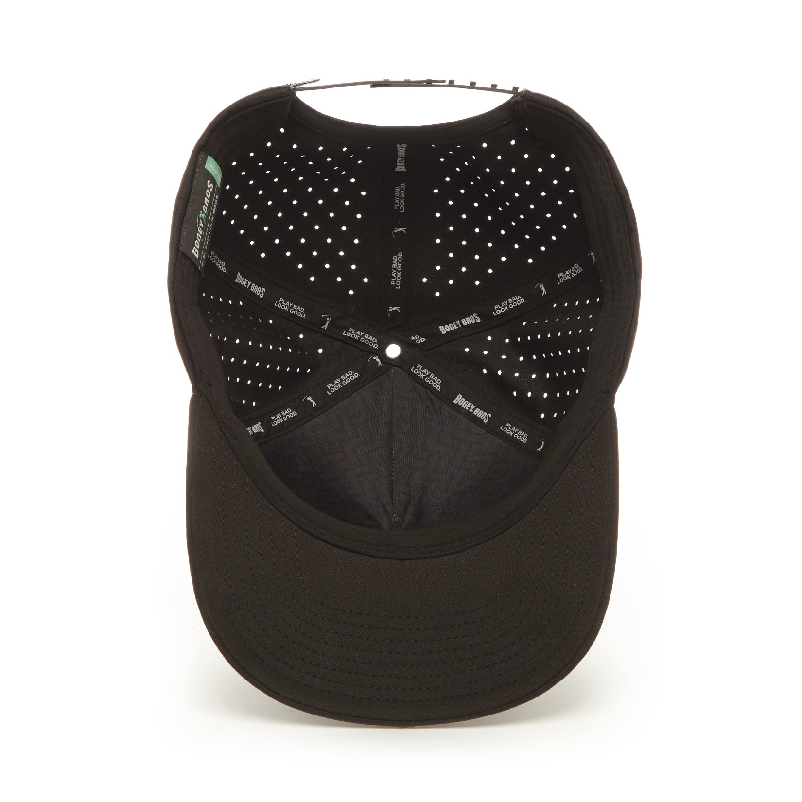 Bogeyman Black - Performance Golf Hat - Snapback