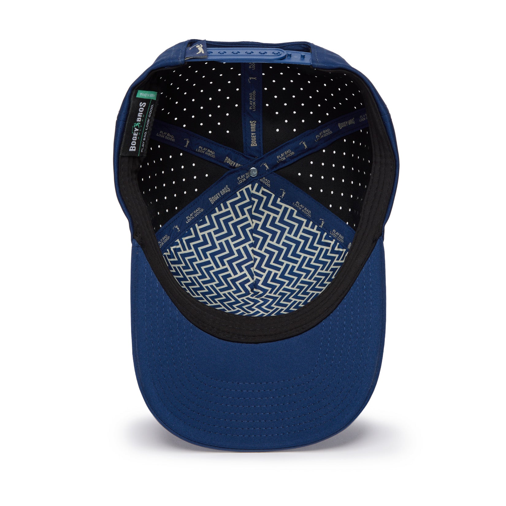 Bogeyman - Navy/Tan - Performance Golf Hat - Snapback