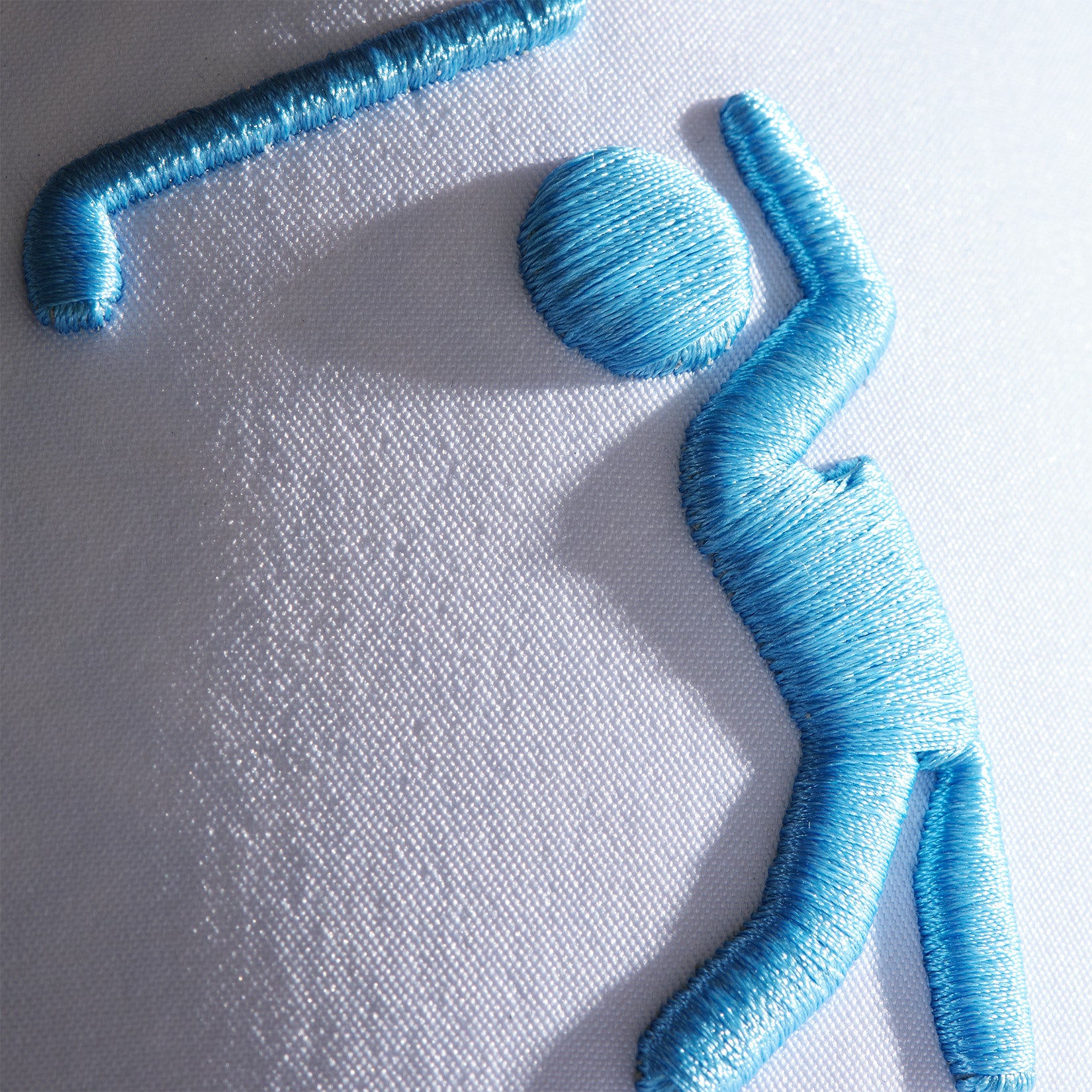 Bogeyman - White/Light Blue - Performance Golf Hat - Snapback