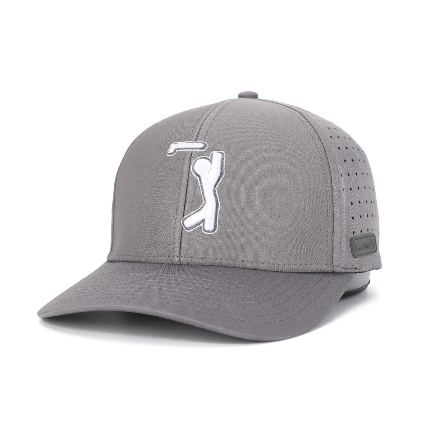 Bogeyman Dark Grey - Performance Golf Hat - Stretch Fit