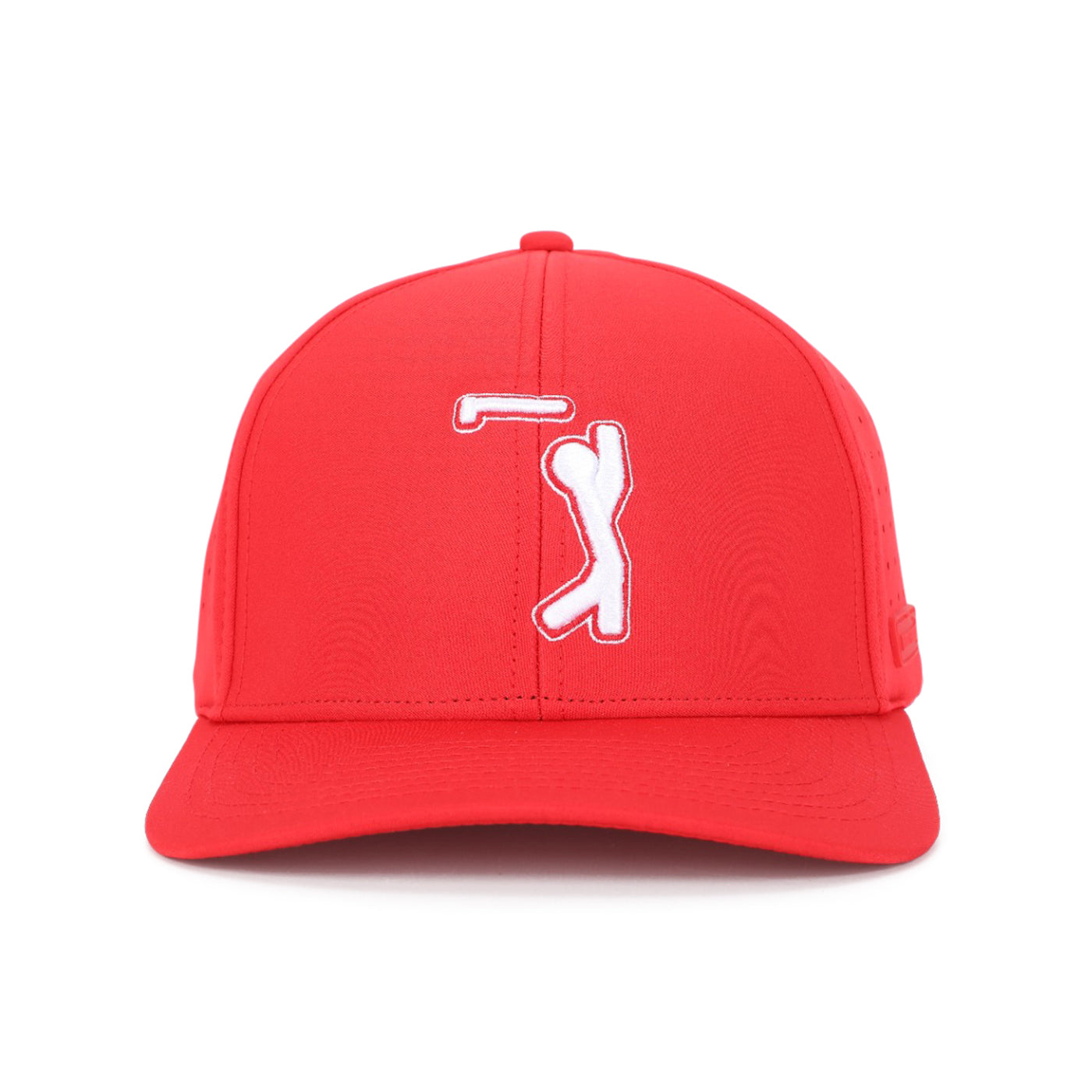 Bogeyman Red - Performance Golf Hat - Stretch Fit