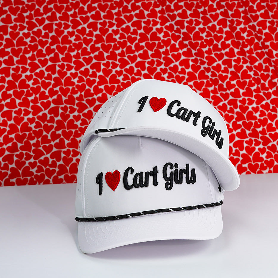 I Heart Cart Girls - Performance Golf Rope Hat - Snapback
