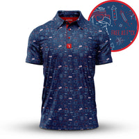 'Merica - Navy - Polo