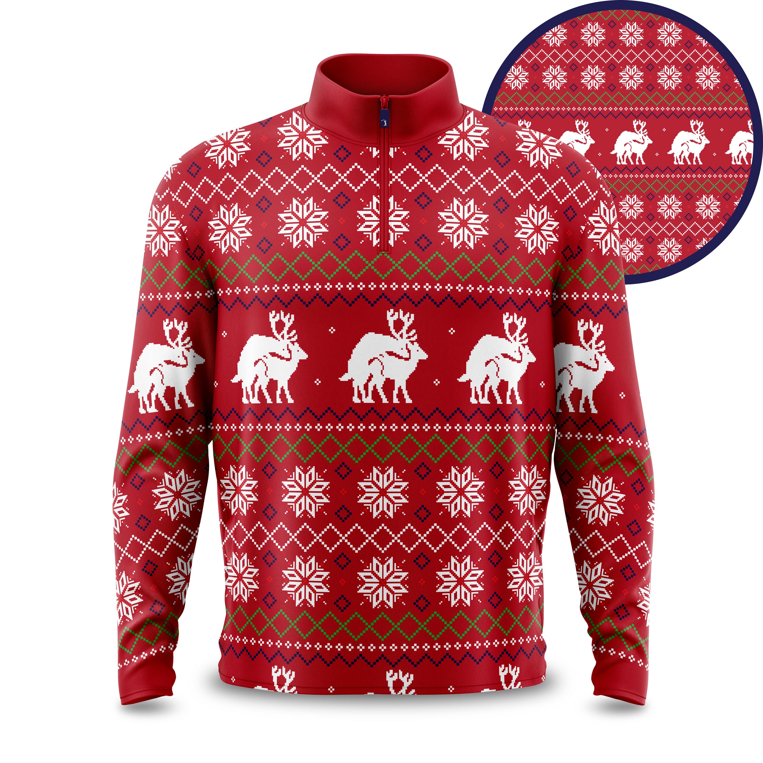 Reindeer Games - Red - Q-Zip