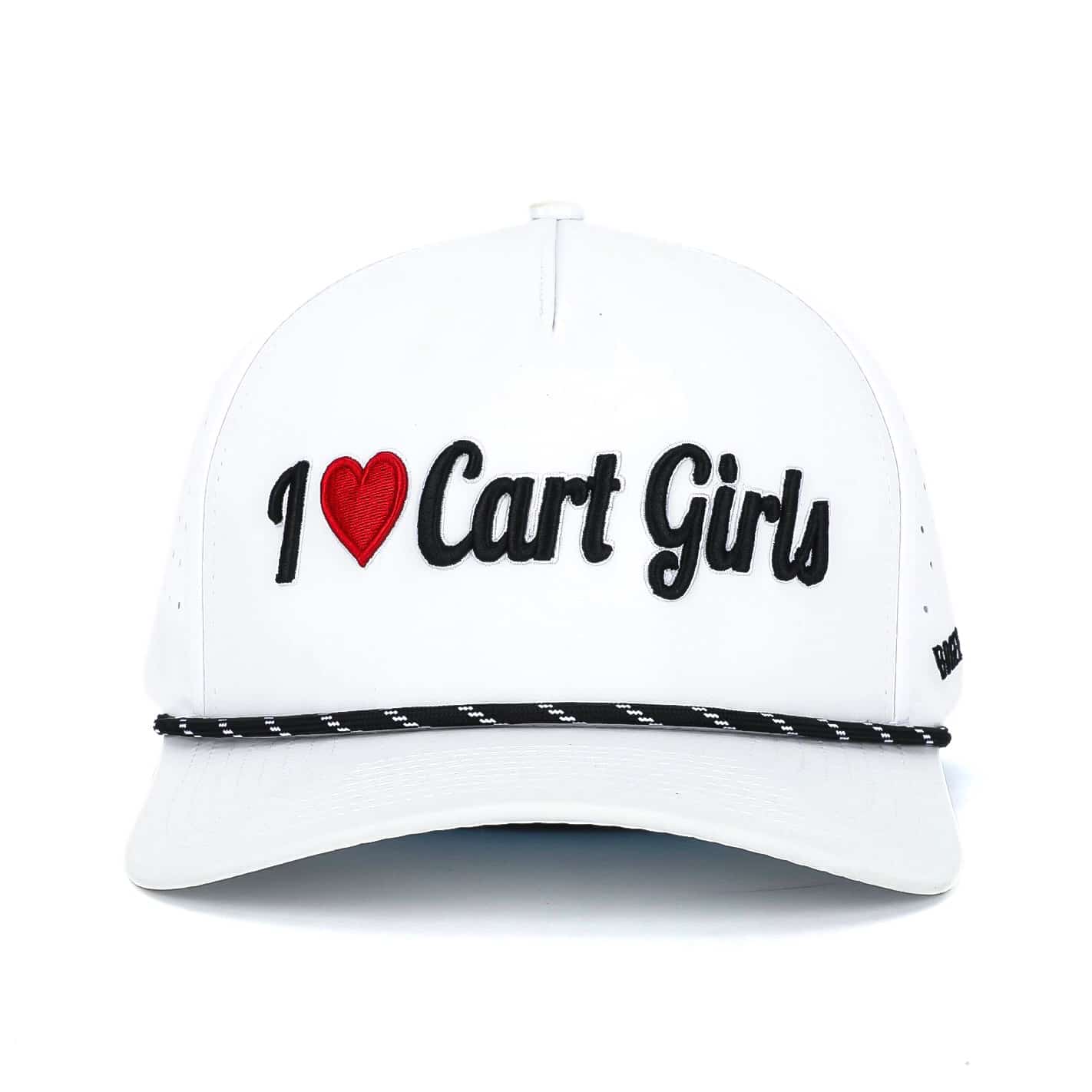 I Heart Cart Girls - Performance Golf Rope Hat - bogeybros-new