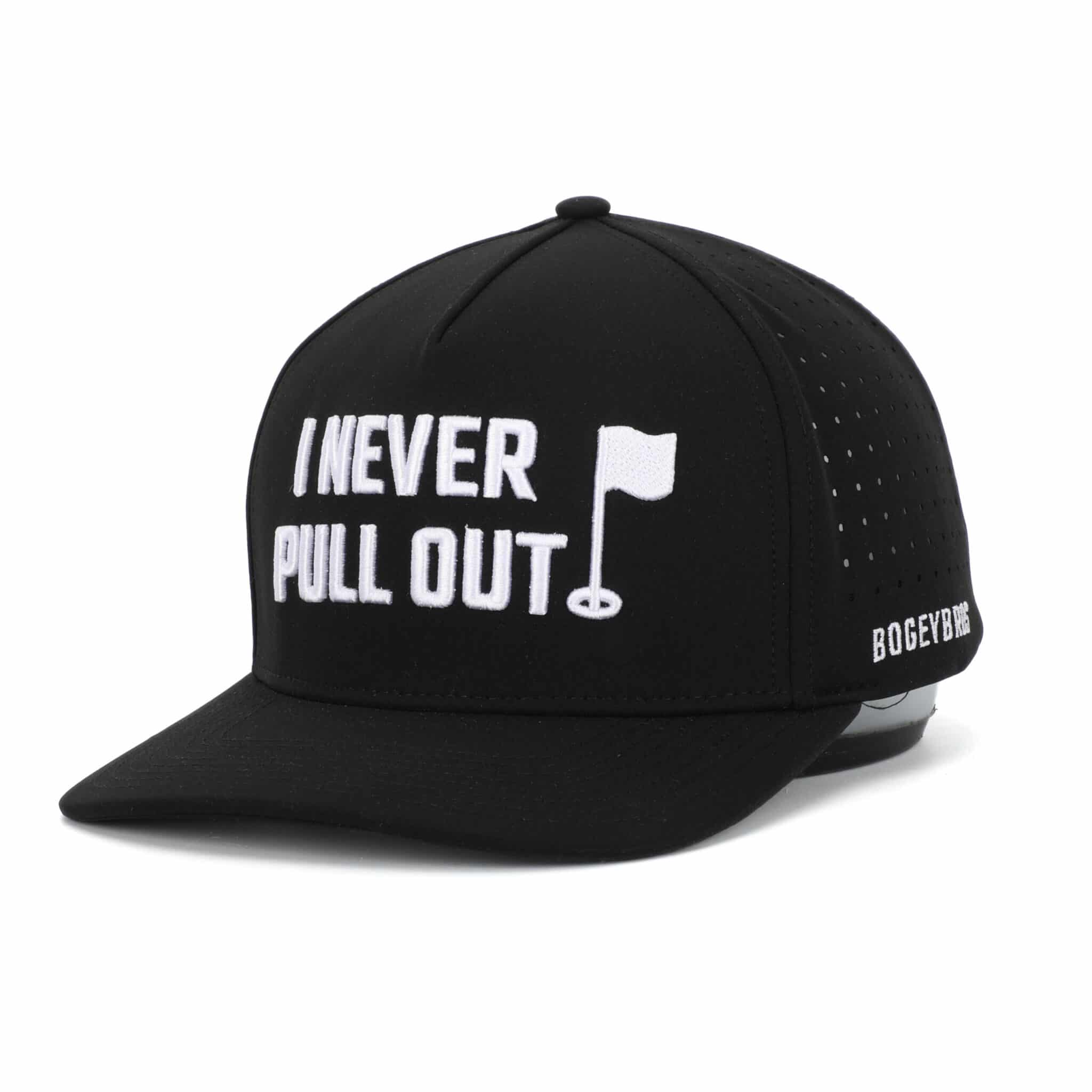 Bogey Bros Golf I Never Pull Out Performance Rope Hat