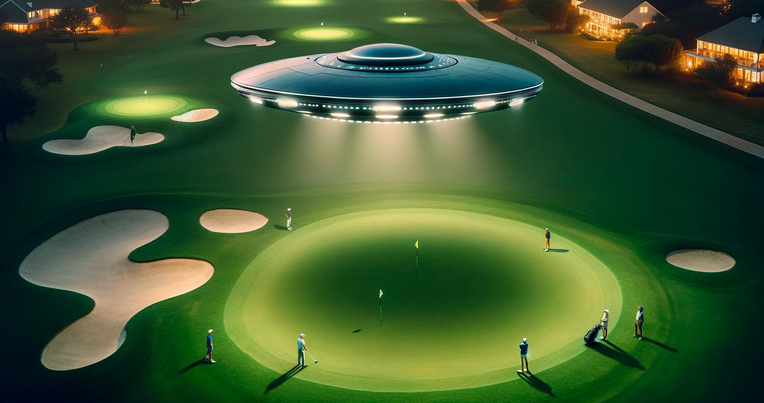 Golfers Horrified As Aliens Land On Course, Request Putting Lessons