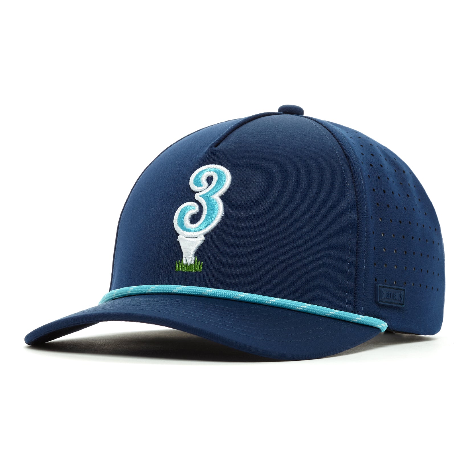 3 Off The Tee - Performance Golf Rope Hat - Snapback