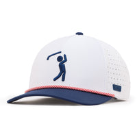 Majesty Bogeyman White/Blue - Performance Golf Rope Hat - Snapback