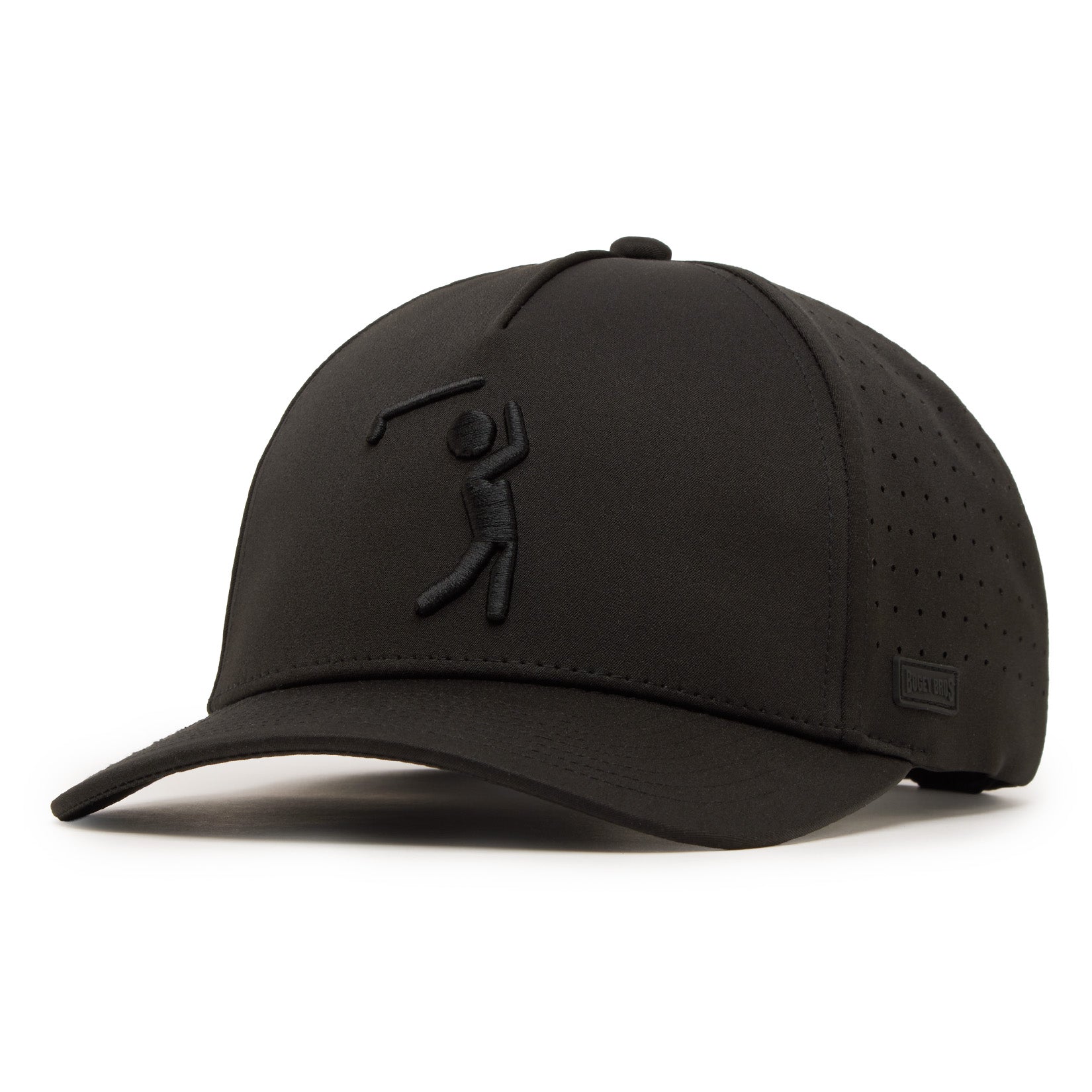 Bogeyman - Black/Black - Performance Golf Hat - Snapback