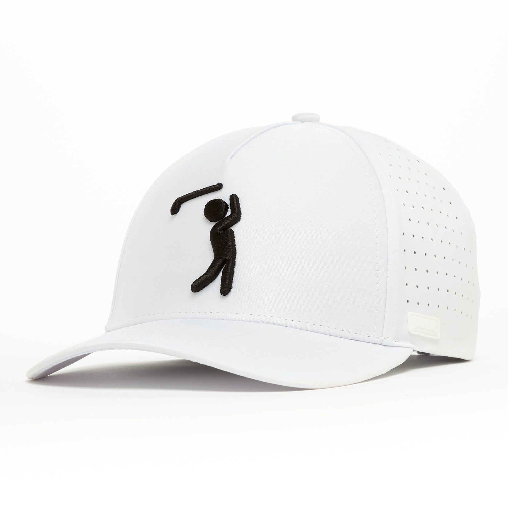 Bogeyman White - Performance Golf Hat - Snapback