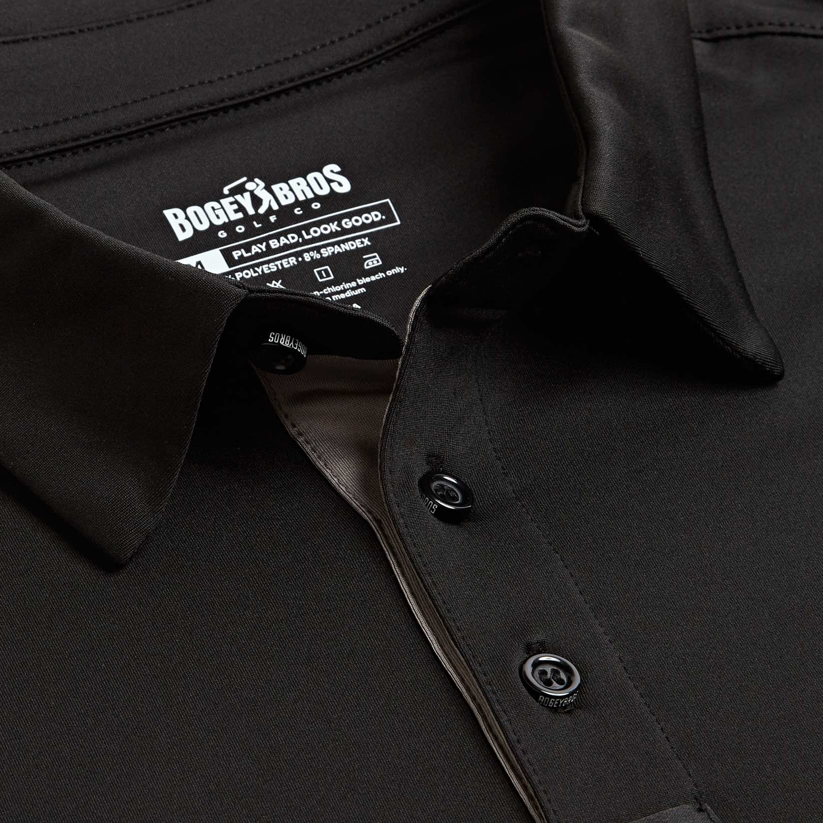 Solid Black - Polo