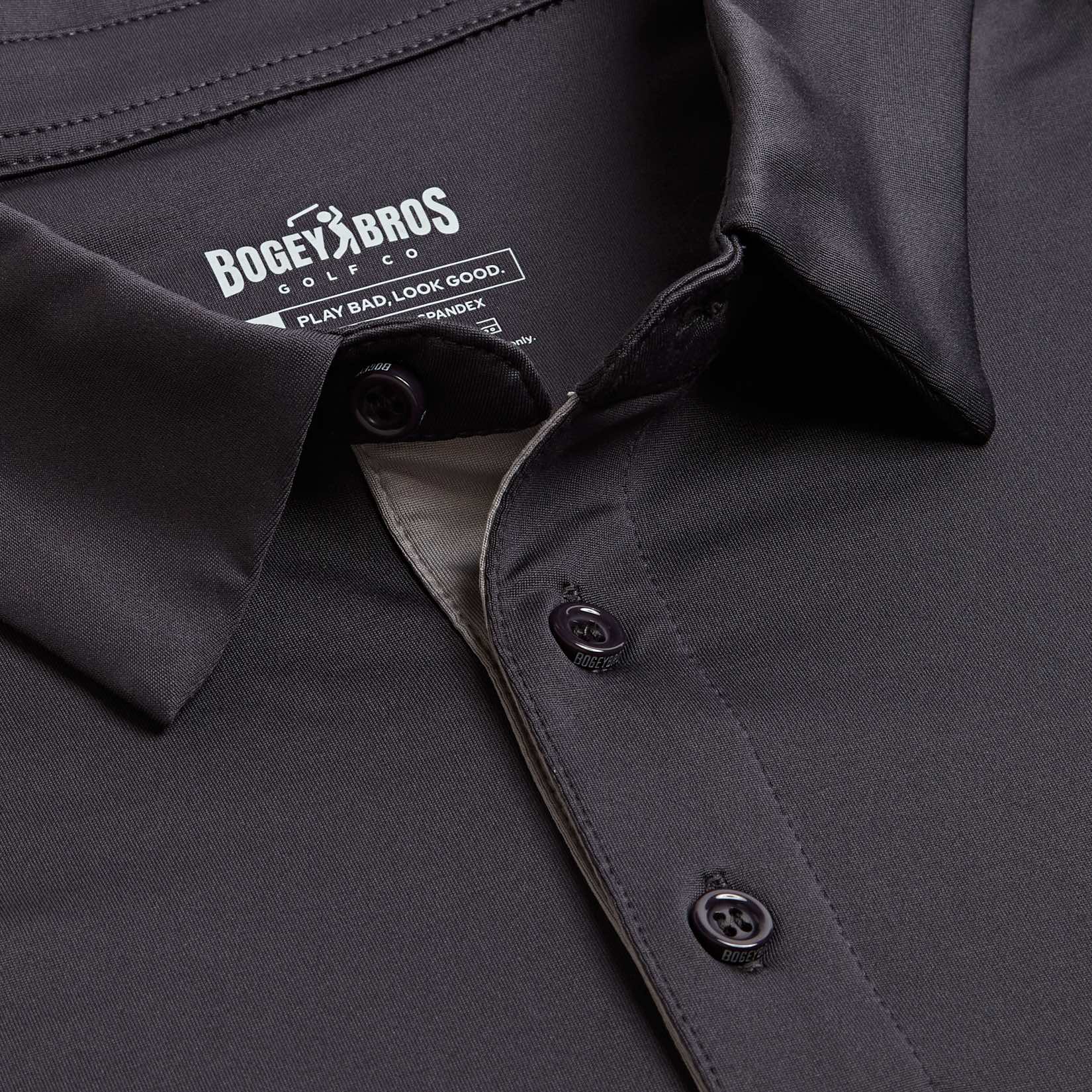 Solid Charcoal - Polo