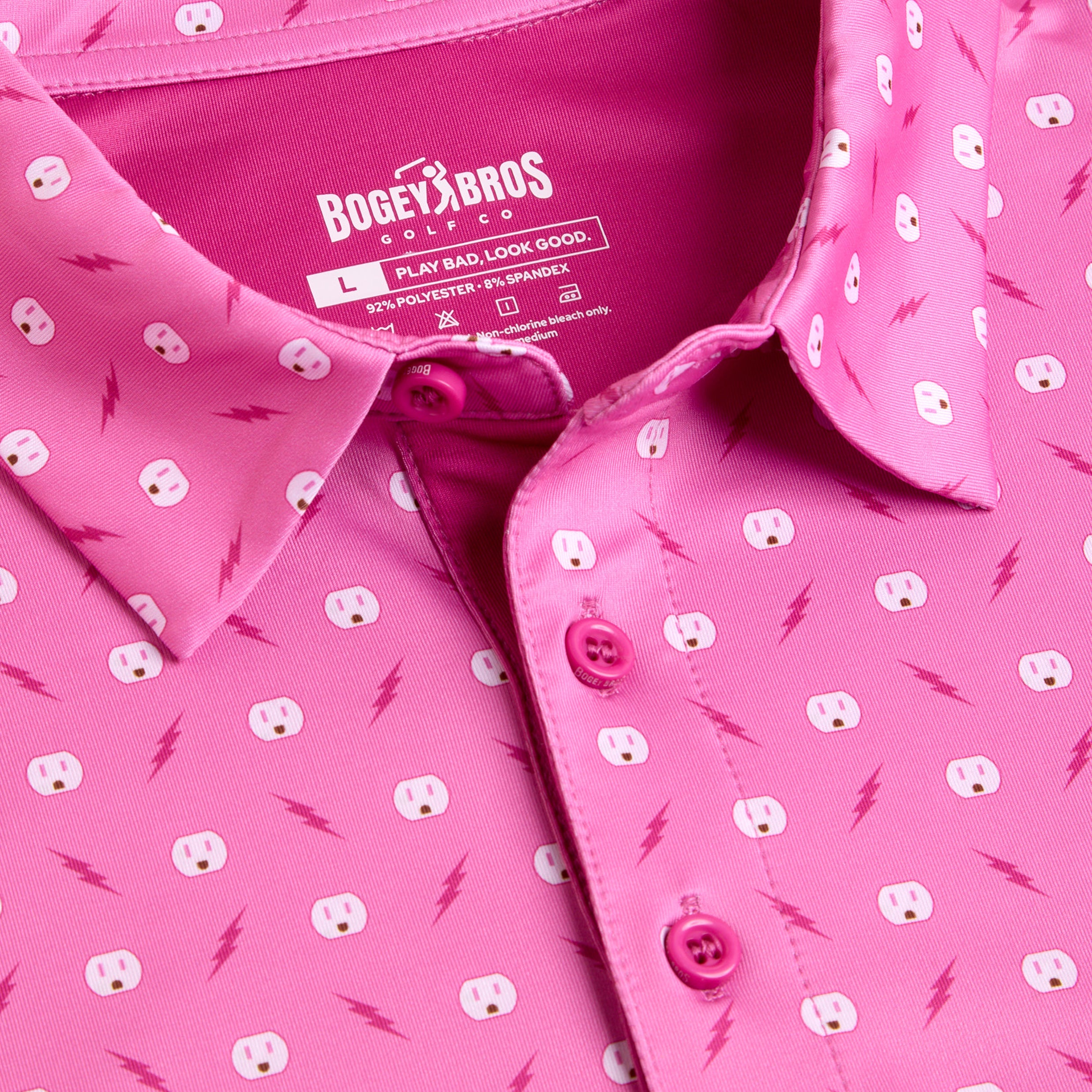 Bogey Bros Golf Co | Funny Golf Polos | Shocked