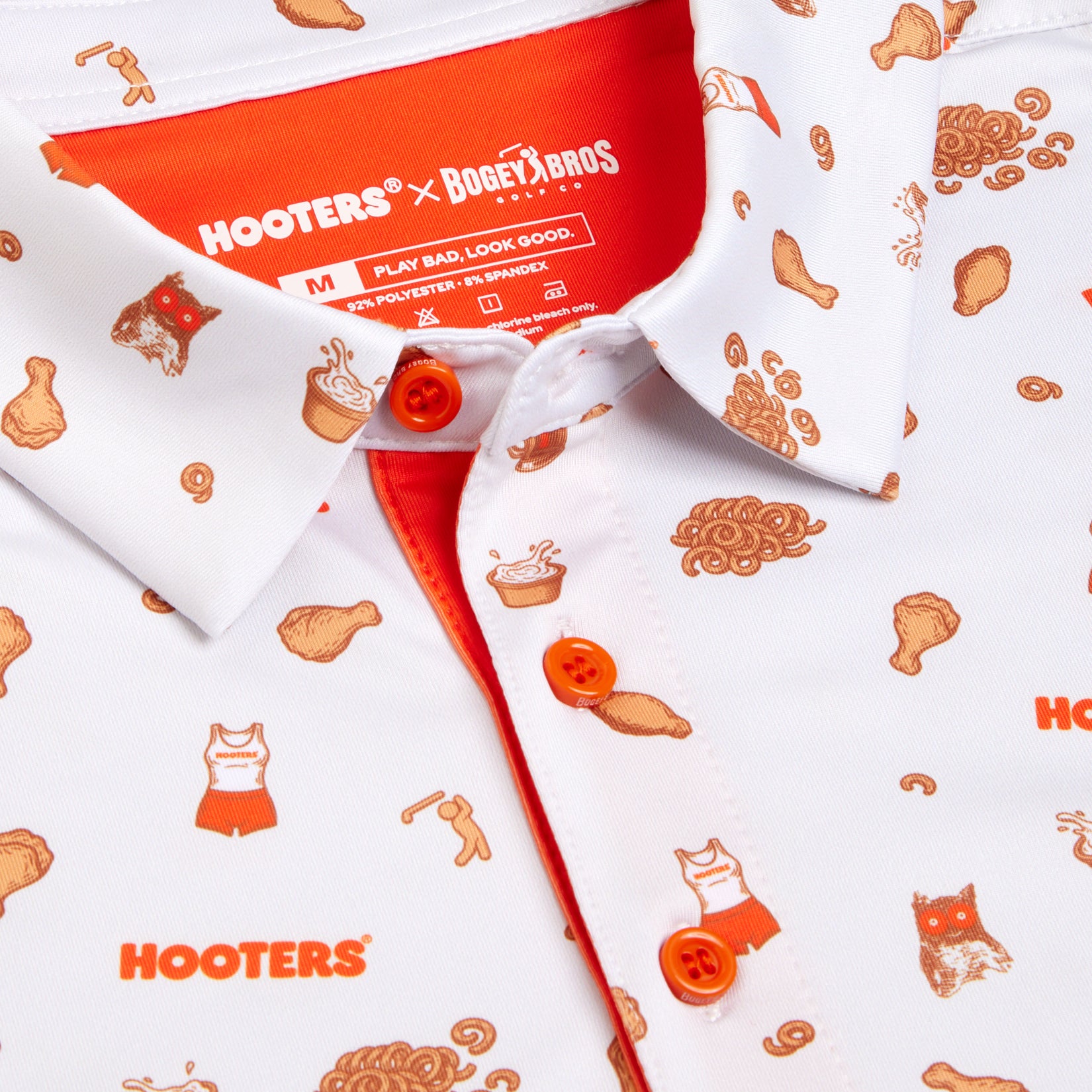 Bogey Bros Golf Co | Funny Golf Polos for Men | Hooters x Bogey