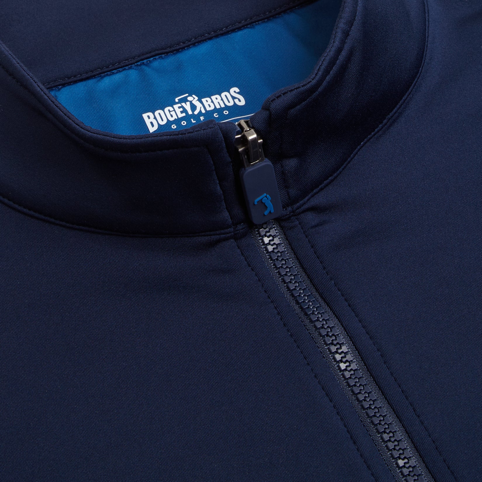 Bogey Bros Golf Co | Performance Golf Outerwear | Navy Q-Zip
