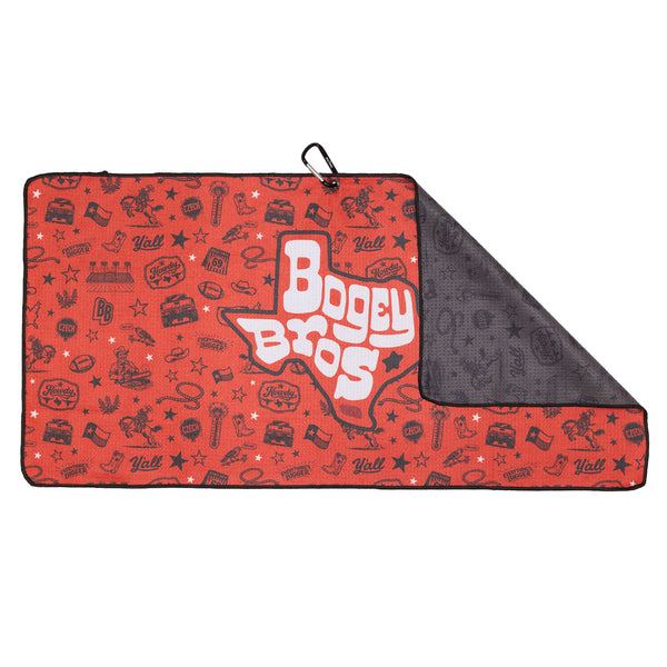 MALLBOYZ タオル ブルー Tohji gummyboy Bogey Bros Golf Co | Funny Golf Towels | Get Wreck'd Towel