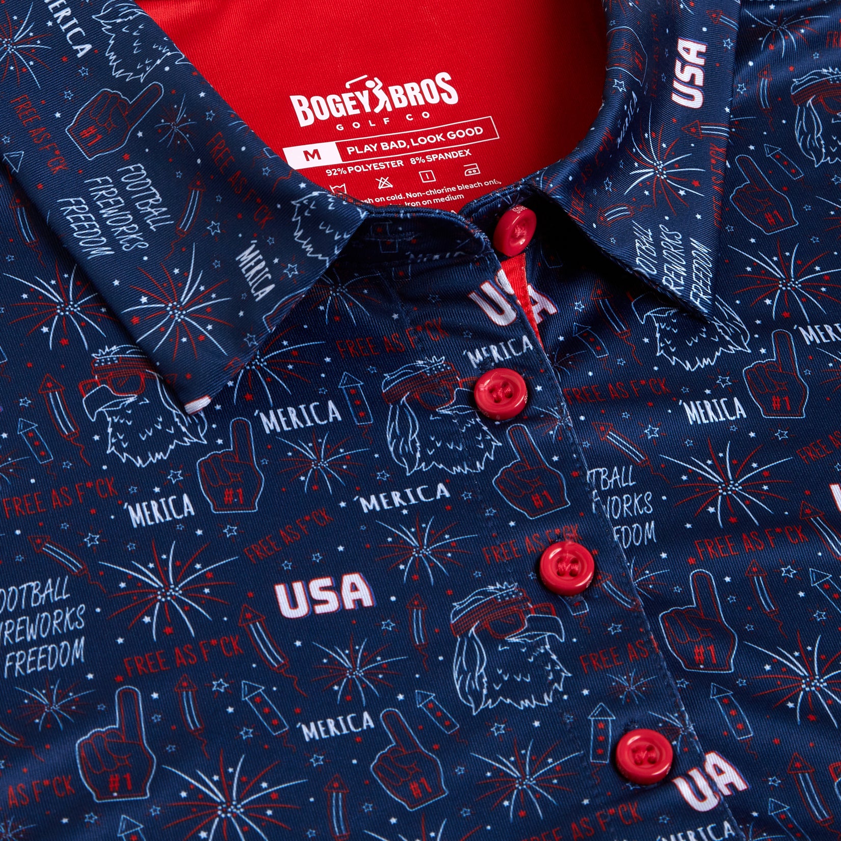 'Merica - Navy - Women's Polo