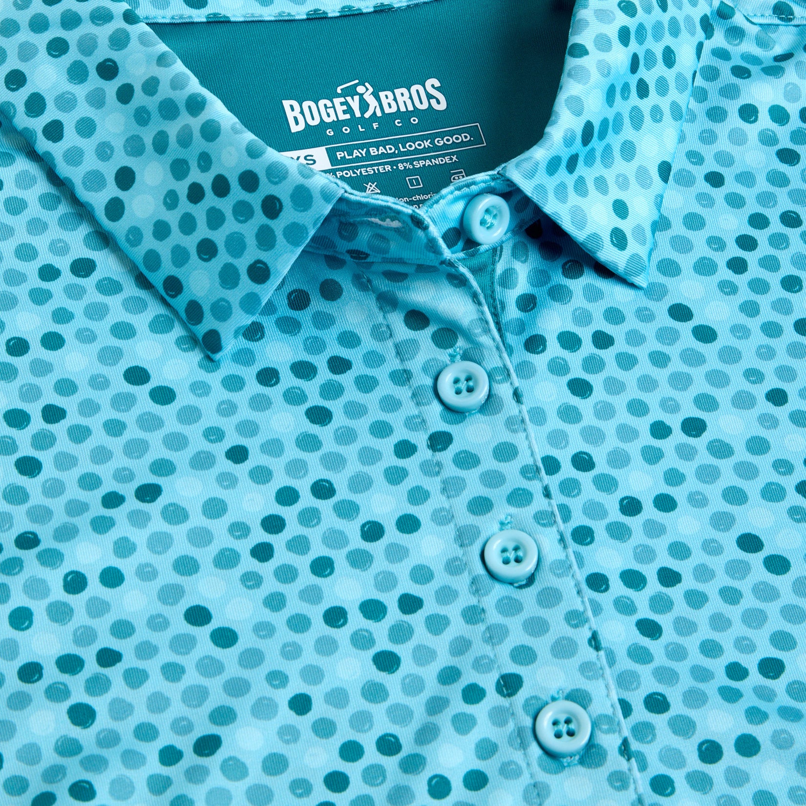 Dots - Teal - Women's Polo
