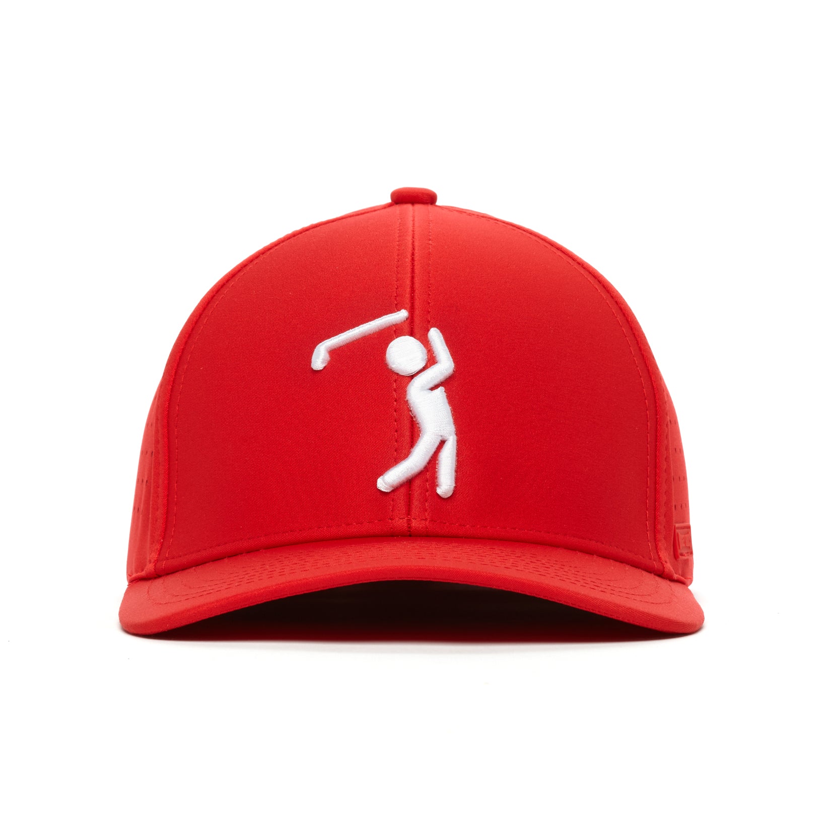 Bogeyman Red - Performance Golf Hat - Stretch Fit