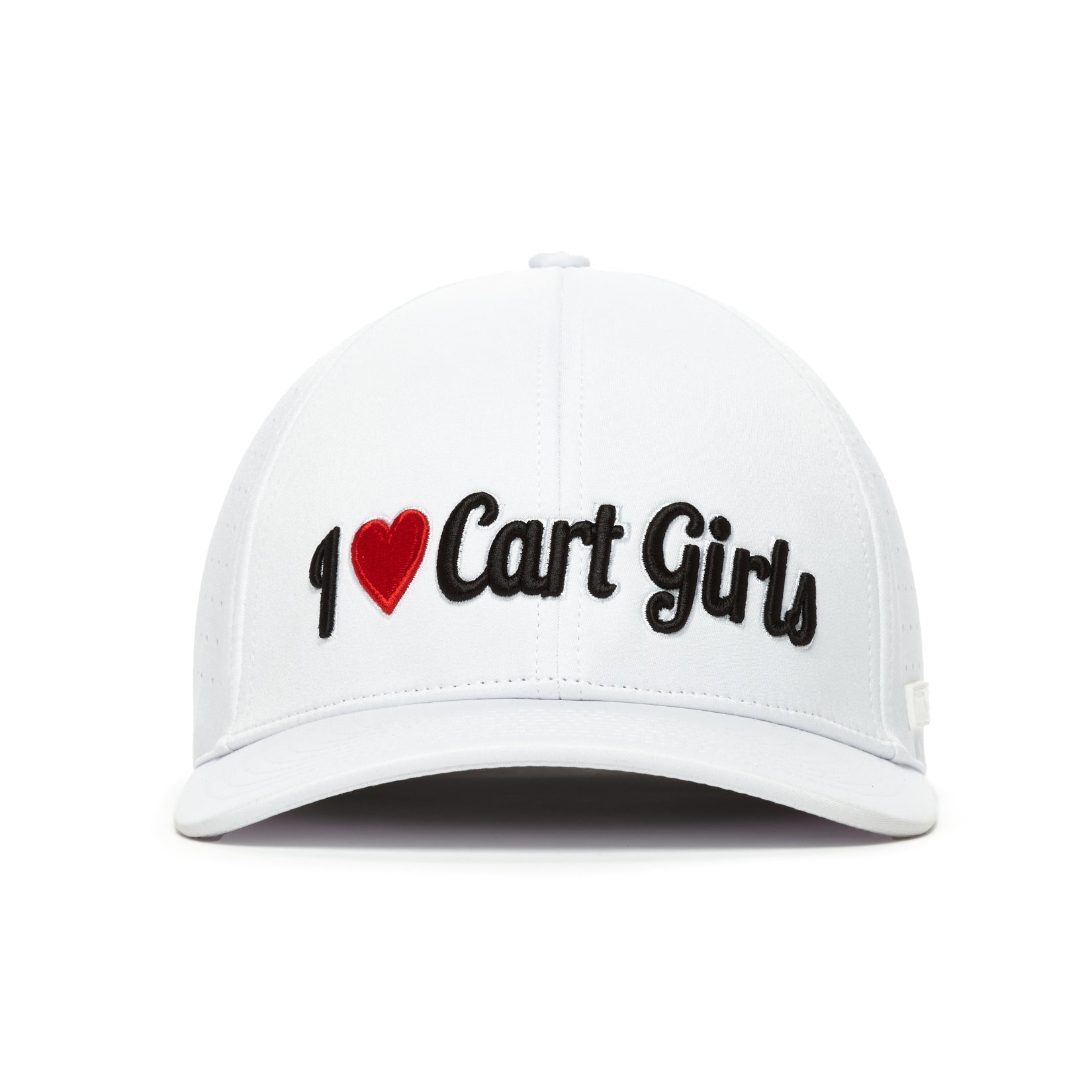 I Heart Cart Girls - Performance Golf Hat - Stretch Fit