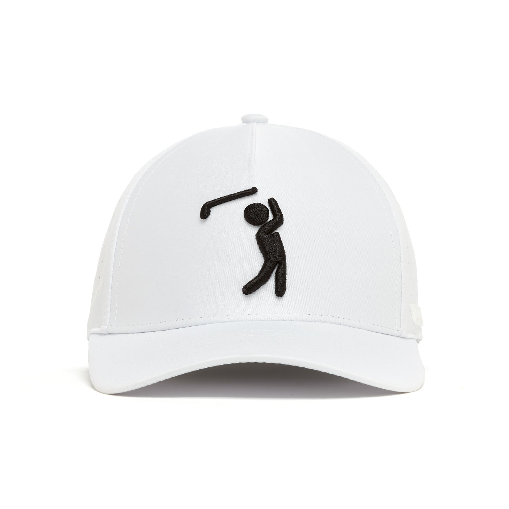 Bogeyman White - Performance Golf Hat - Snapback