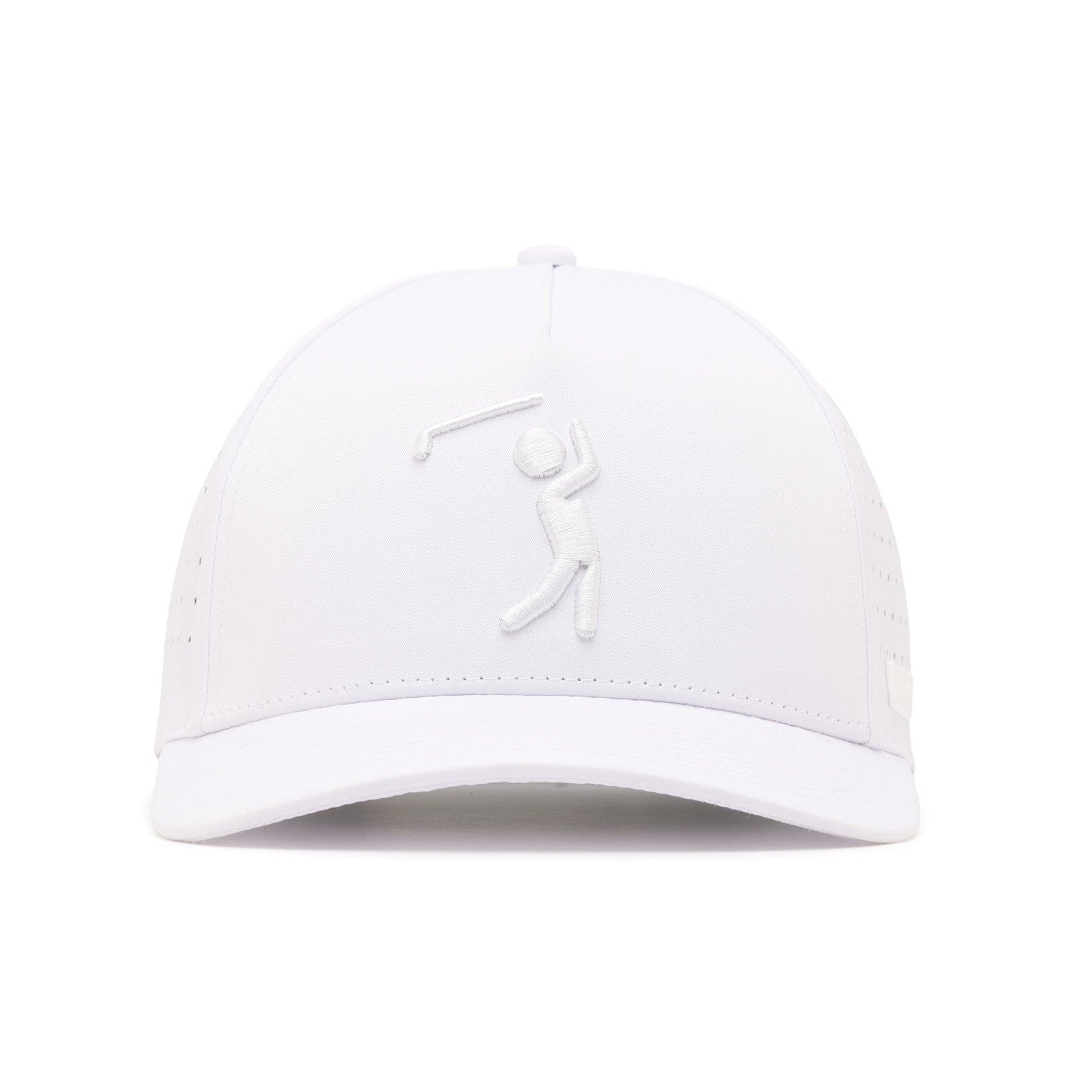 Bogeyman - White/White - Performance Golf Hat - Snapback