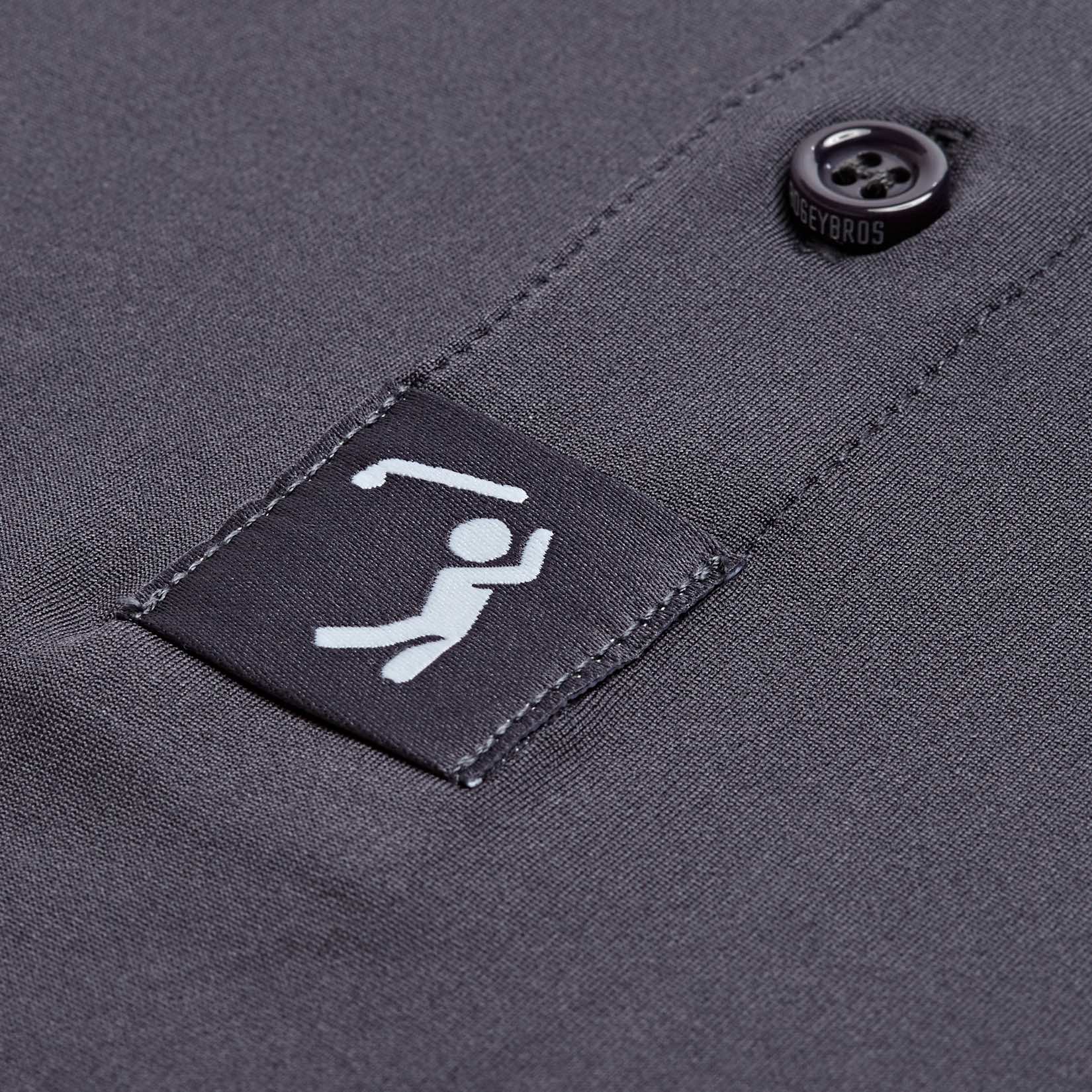 Solid Charcoal - Polo