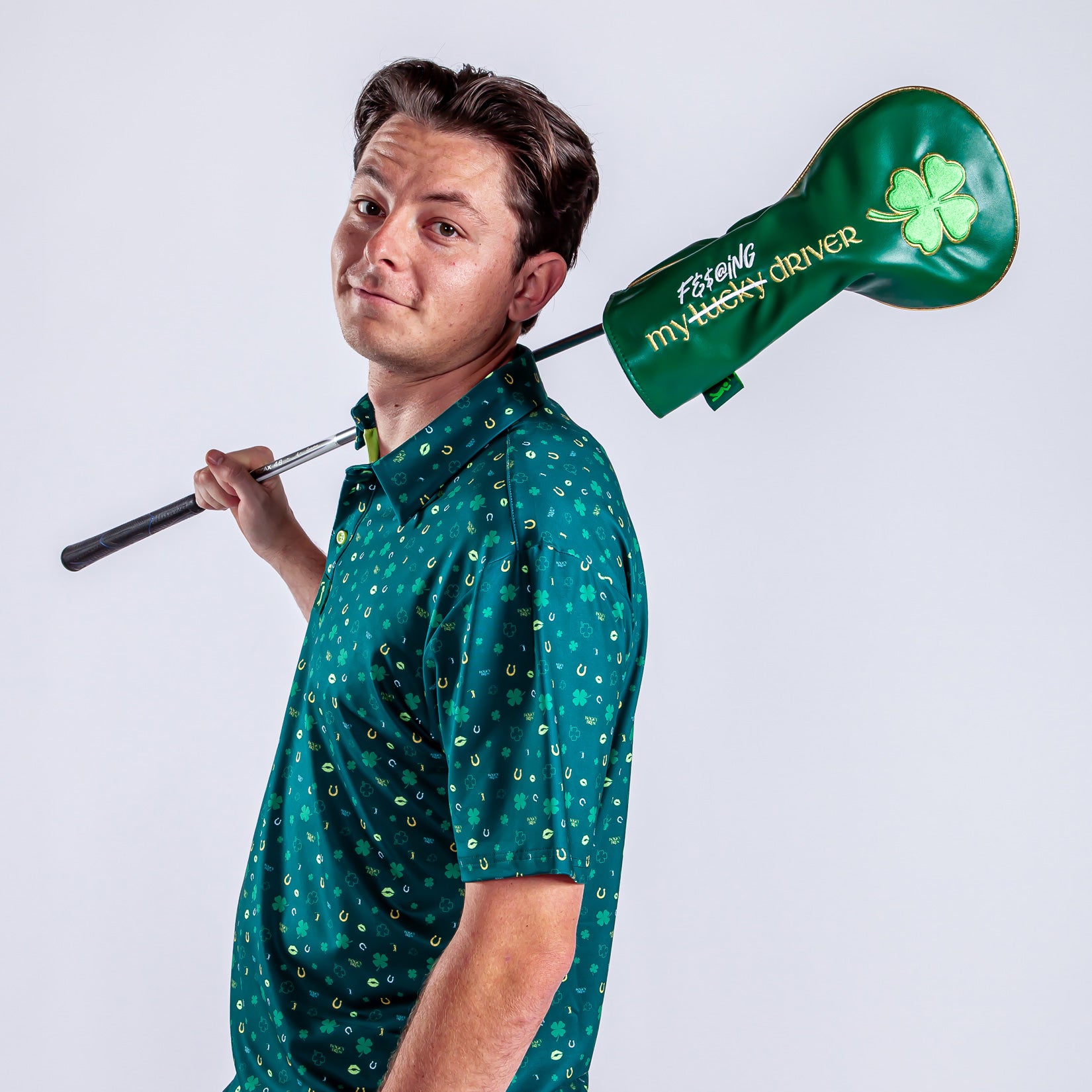 Bogey Bros Golf Co | Funny Golf Headcovers | Gettin' Lucky Driver