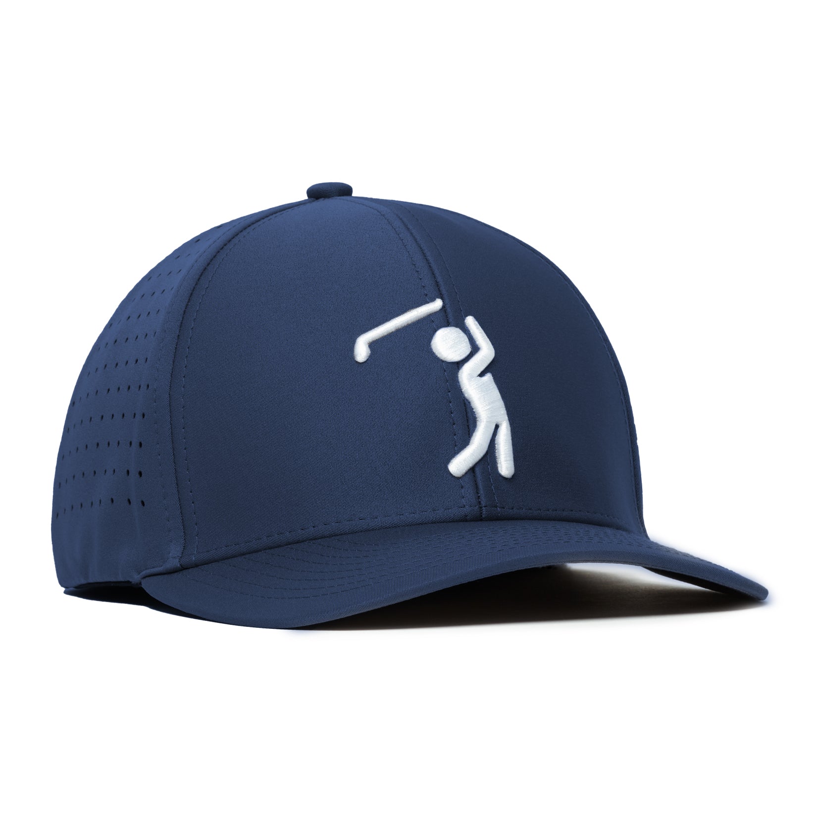 Bogeyman Navy Performance Golf Hat Stretch Fit