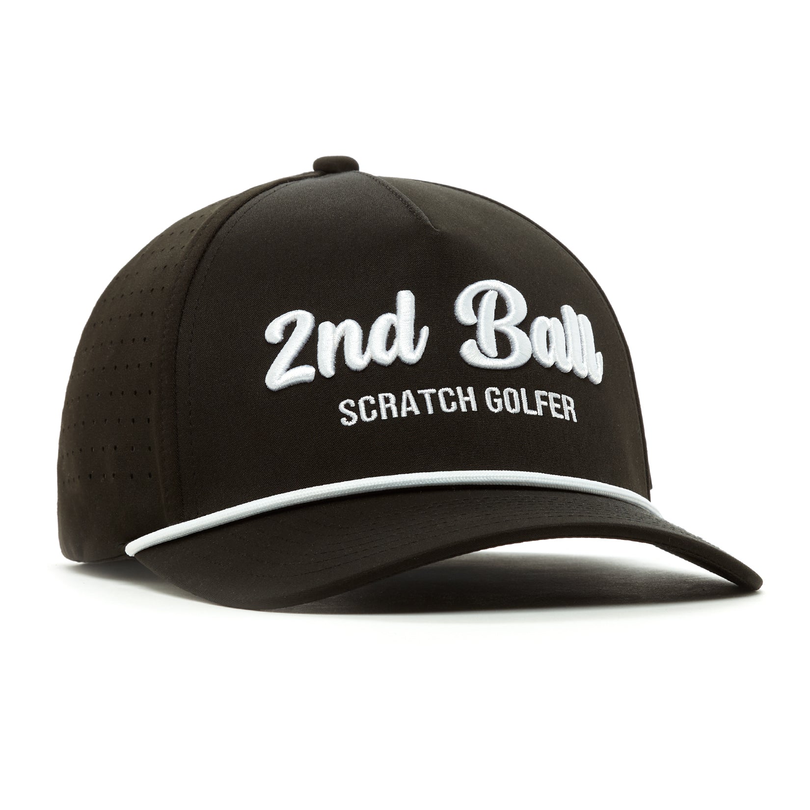 2nd Ball Scratch Golfer - Performance Golf Rope Hat - Snapback