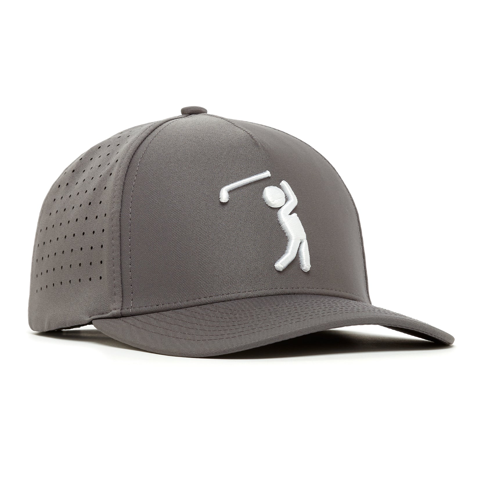 Bogeyman Charcoal - Performance Golf Hat - Snapback