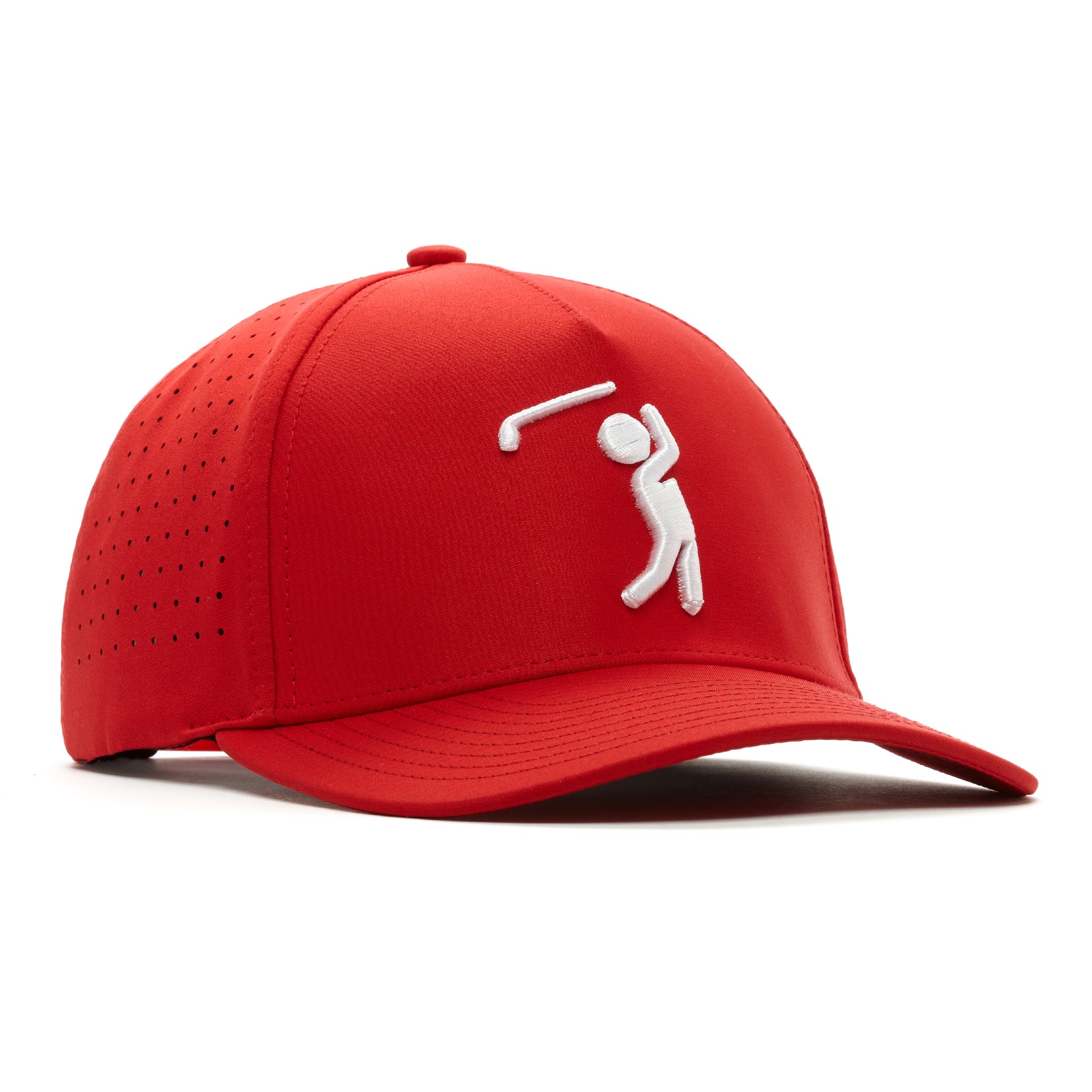 Bogeyman Red - Performance Golf Hat - Snapback