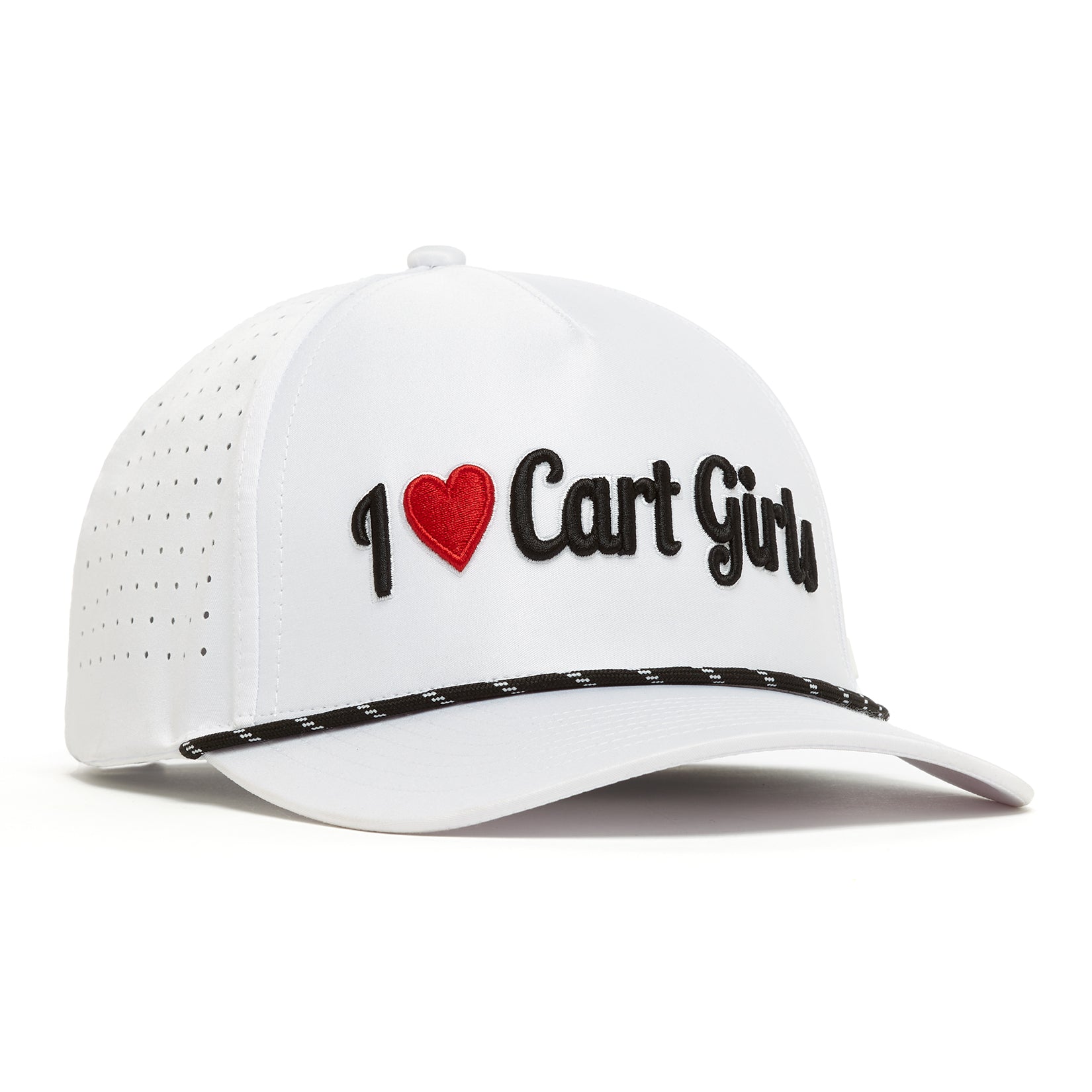 I Heart Cart Girls - Performance Golf Rope Hat - Snapback