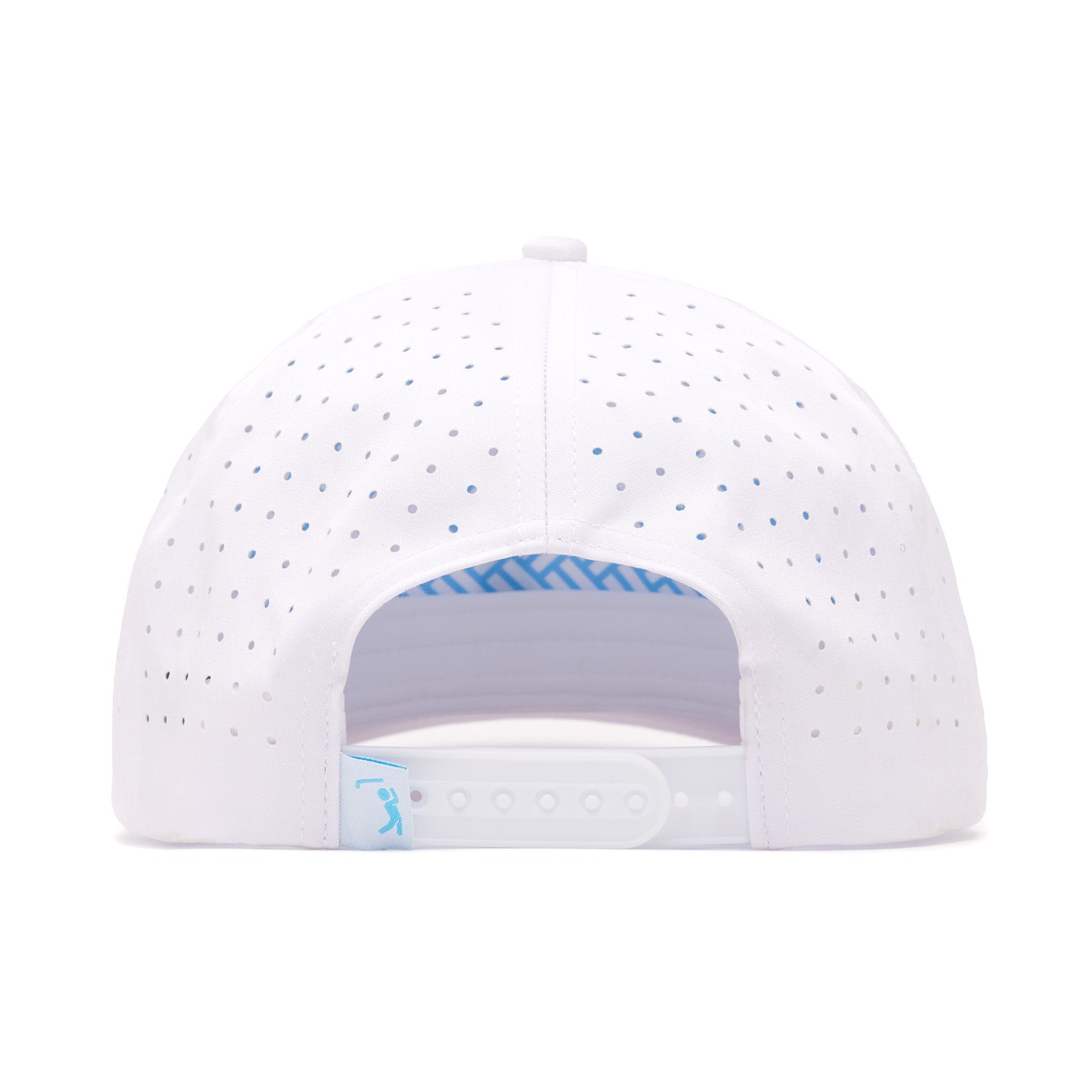 Bogeyman - White/Light Blue - Performance Golf Hat - Snapback