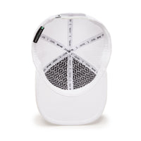 Bogeyman White/White - Mesh Trucker Hat - Snapback