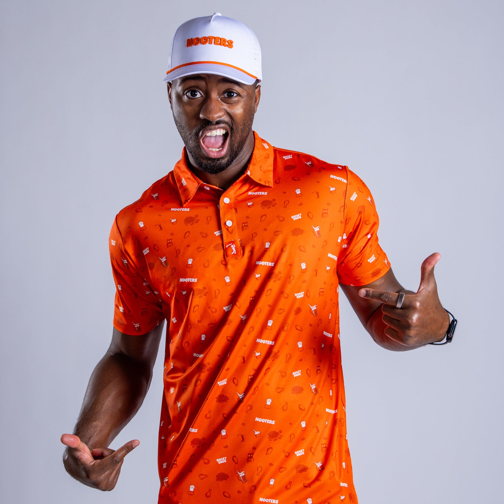 Bogey Bros Golf Co | Funny Golf Polos for Men | Hooters x Bogey