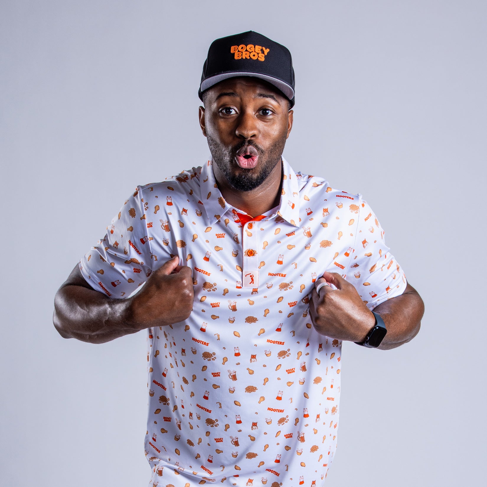 Bogey Bros Golf Co | Funny Golf Polos for Men | Hooters x Bogey